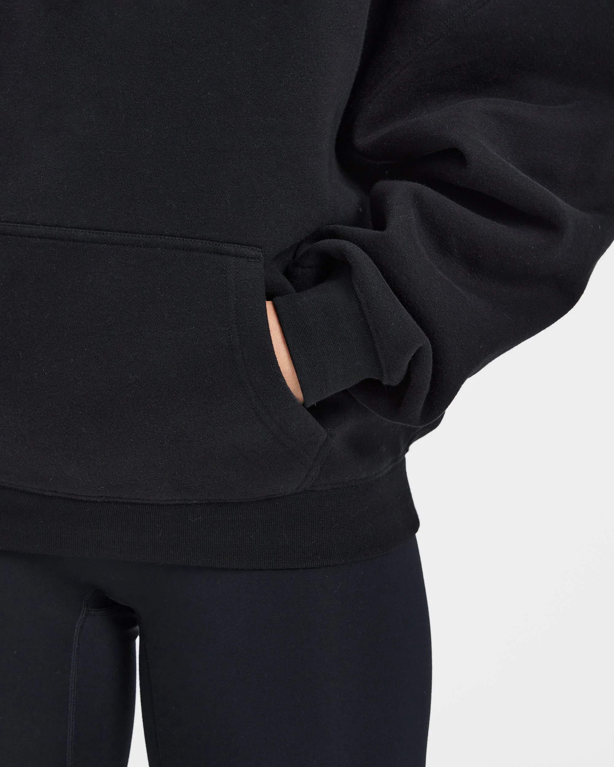 Sport Outline Oversized Hoodie - Zwart - Image 6