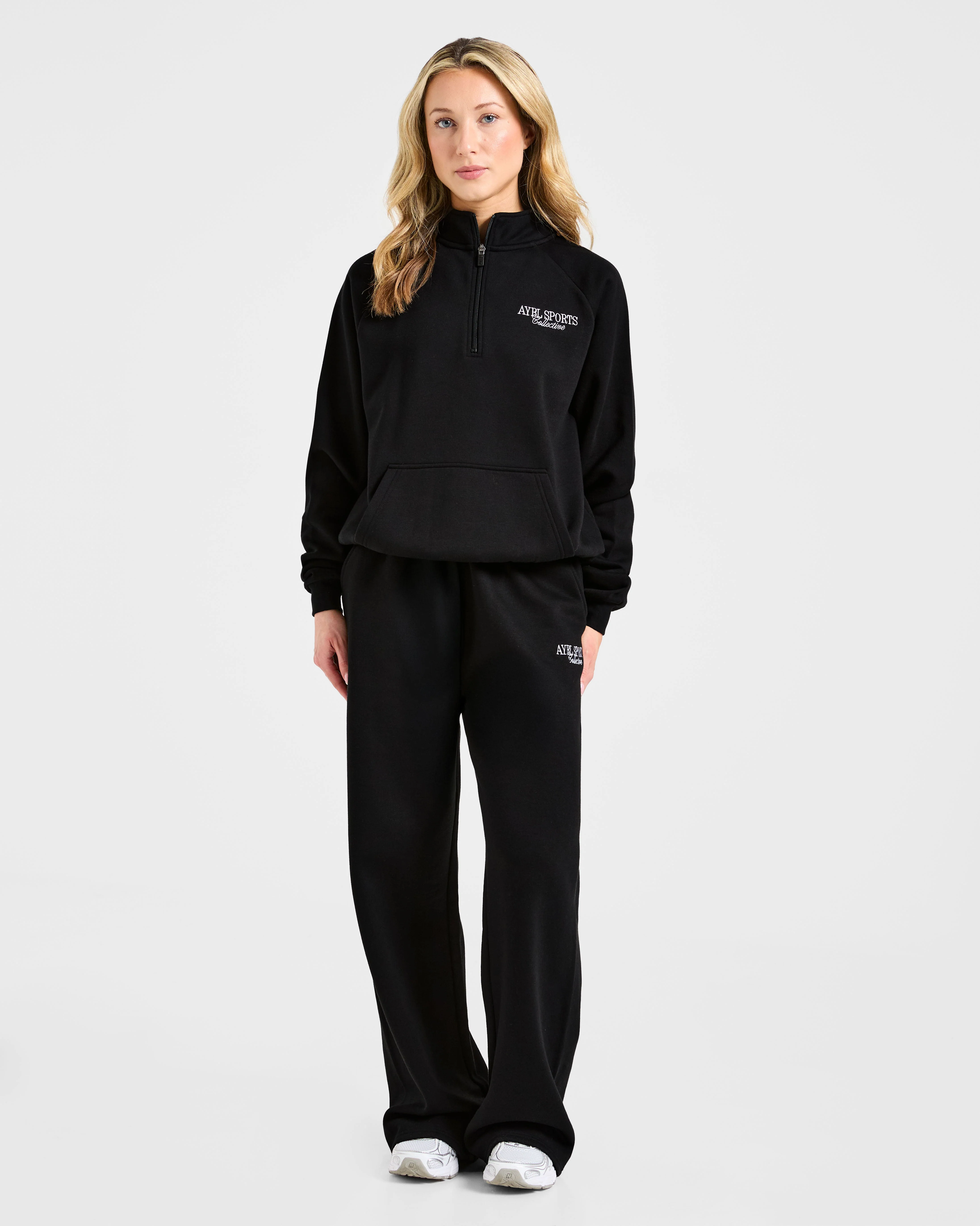Sports Collective Oversized 1/4 Zip Pullover - Zwart - Image 3