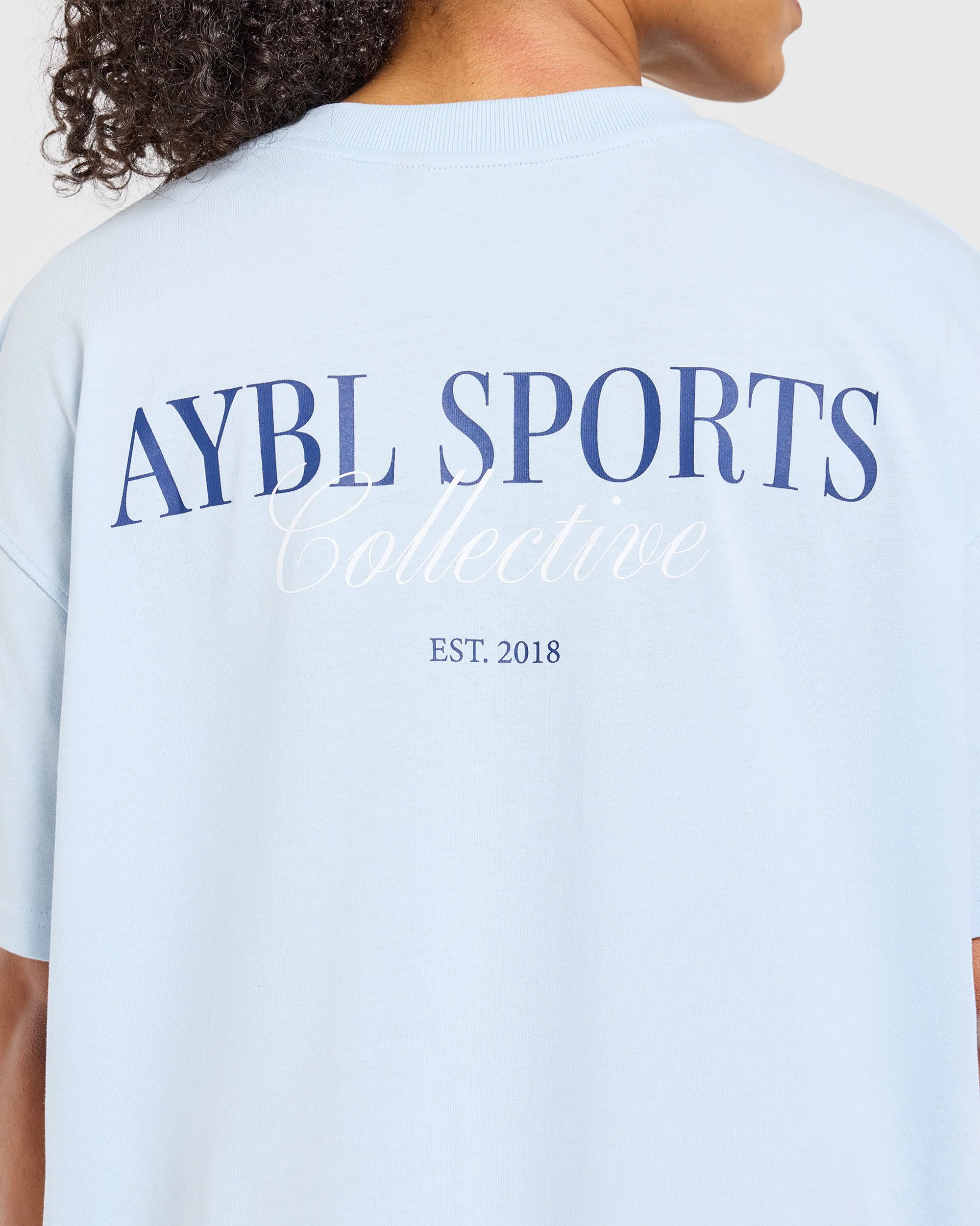 Sports Collective Oversized T Shirt - Blauw - Image 6