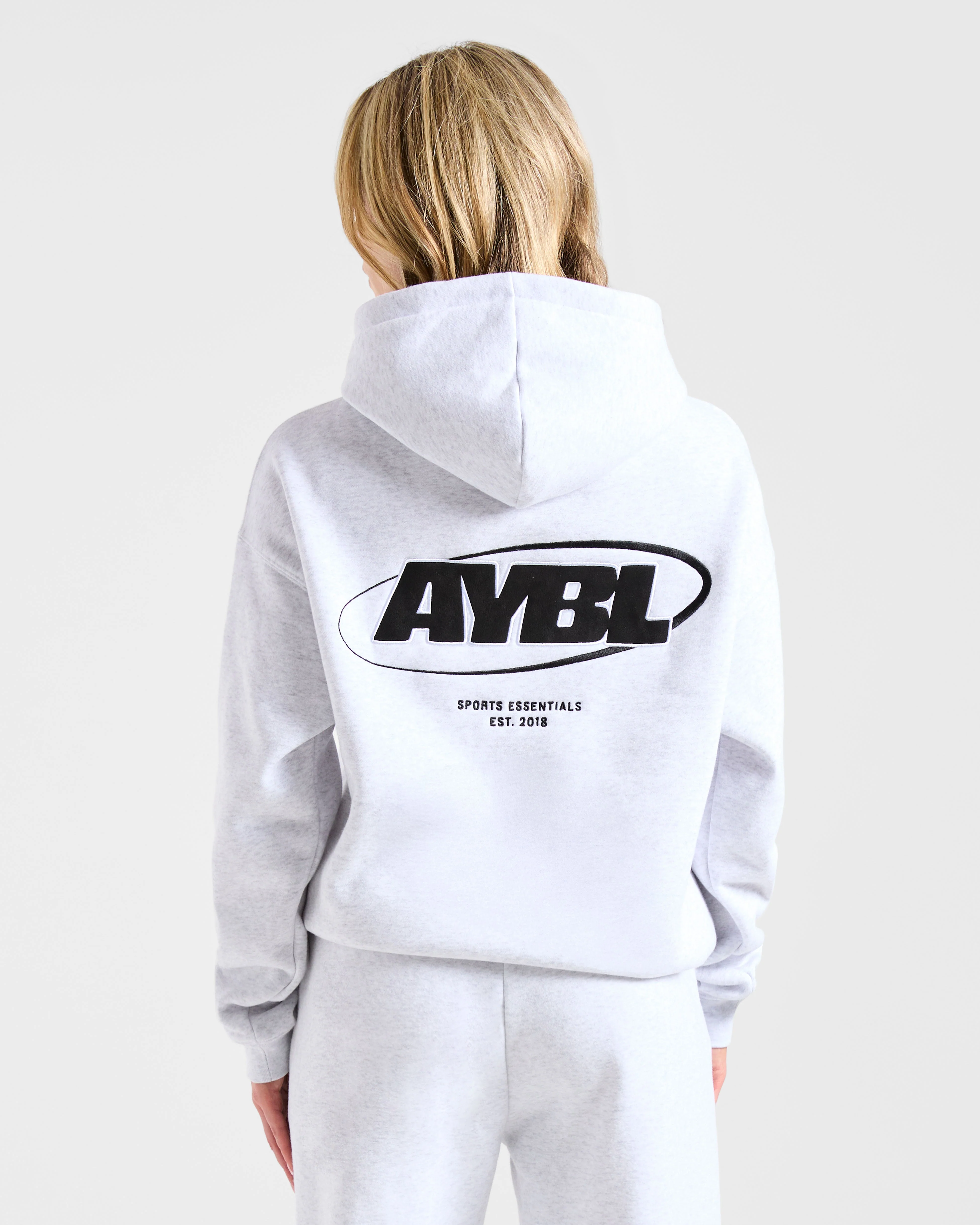Sports Essentials Oversized Hoodie - Heather Grijs/Zwart
