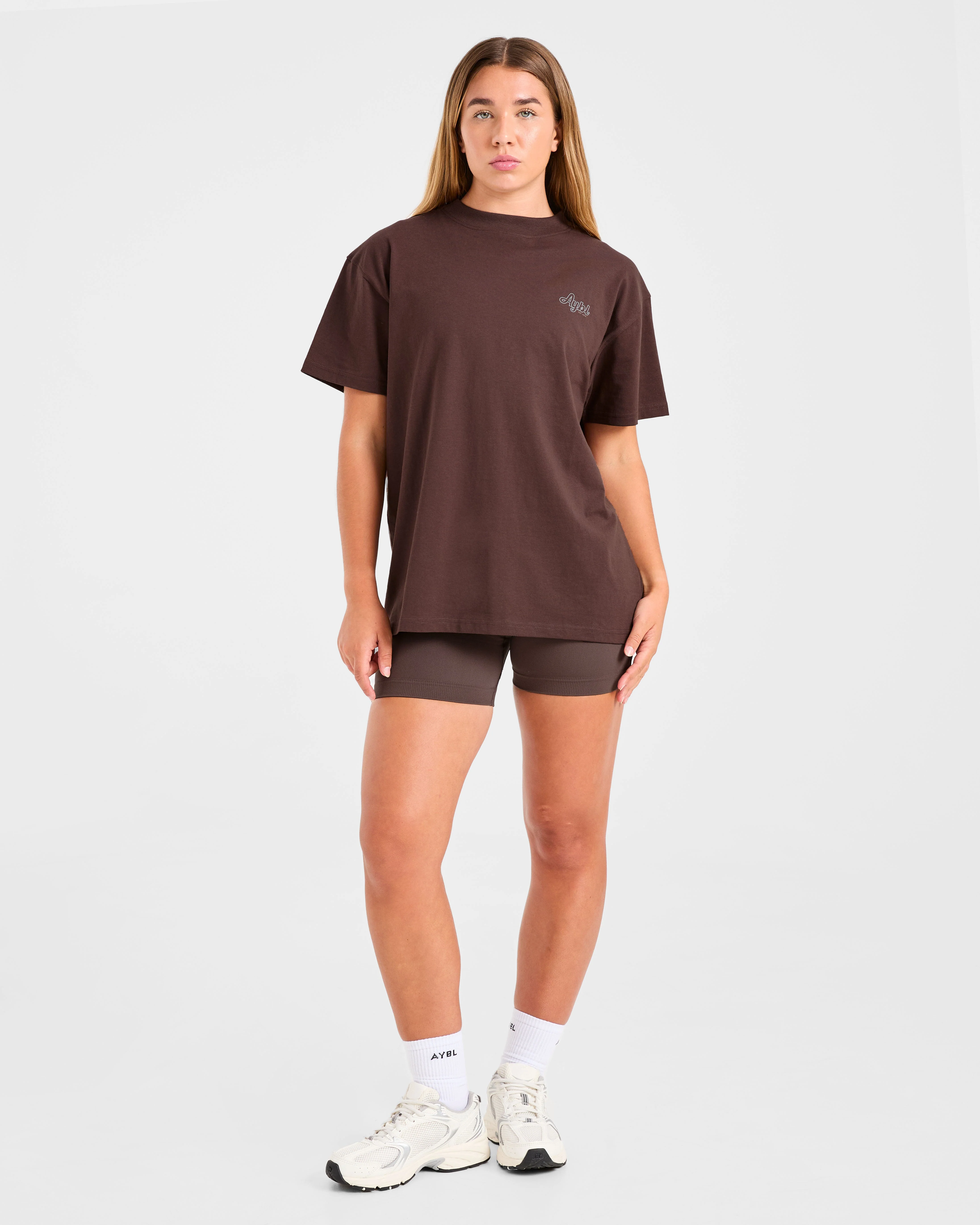 Sports Wellness Oversized T Shirt - Bruin - Image 3