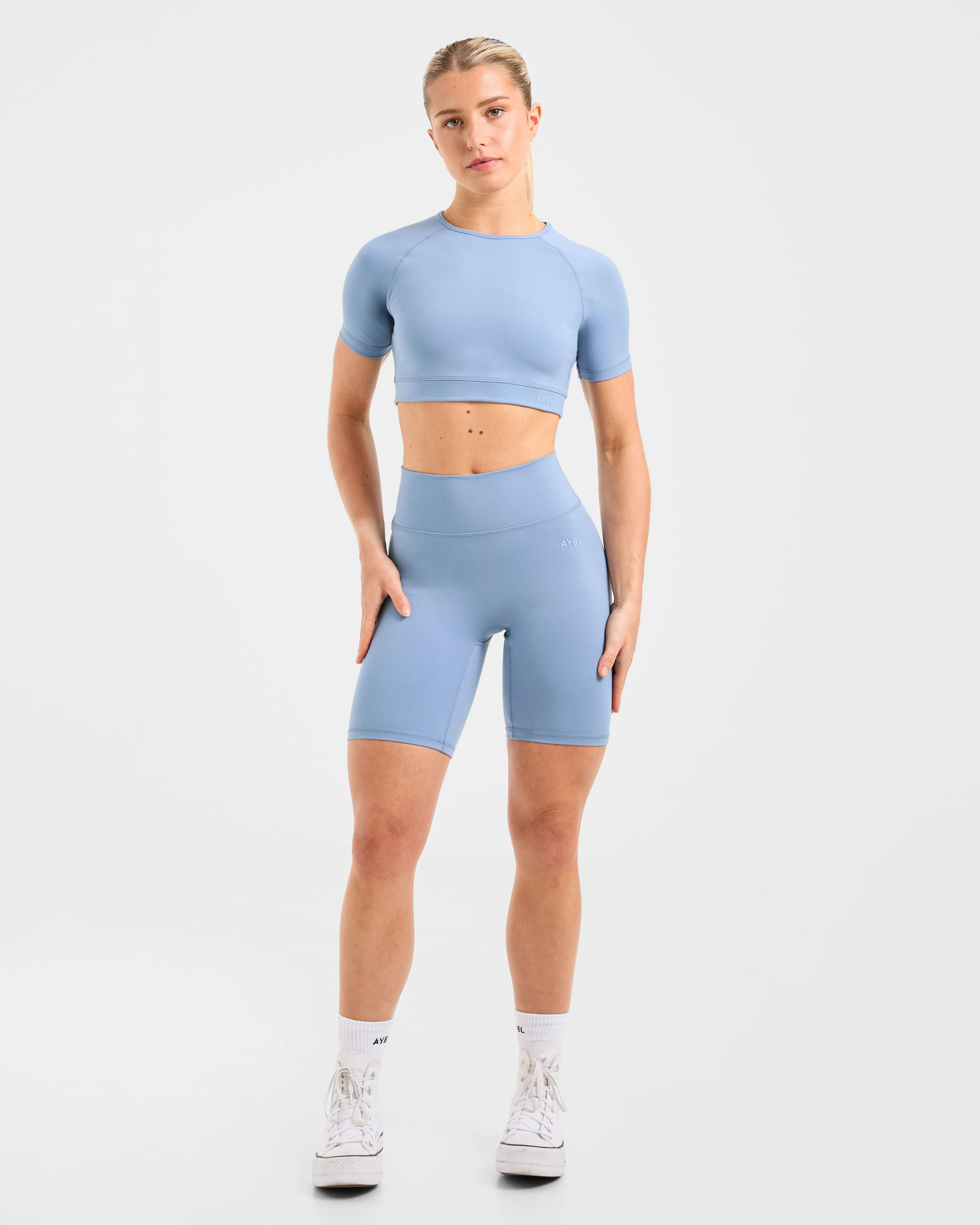 Staple Cycling Shorts - Slate Blauw - Image 3