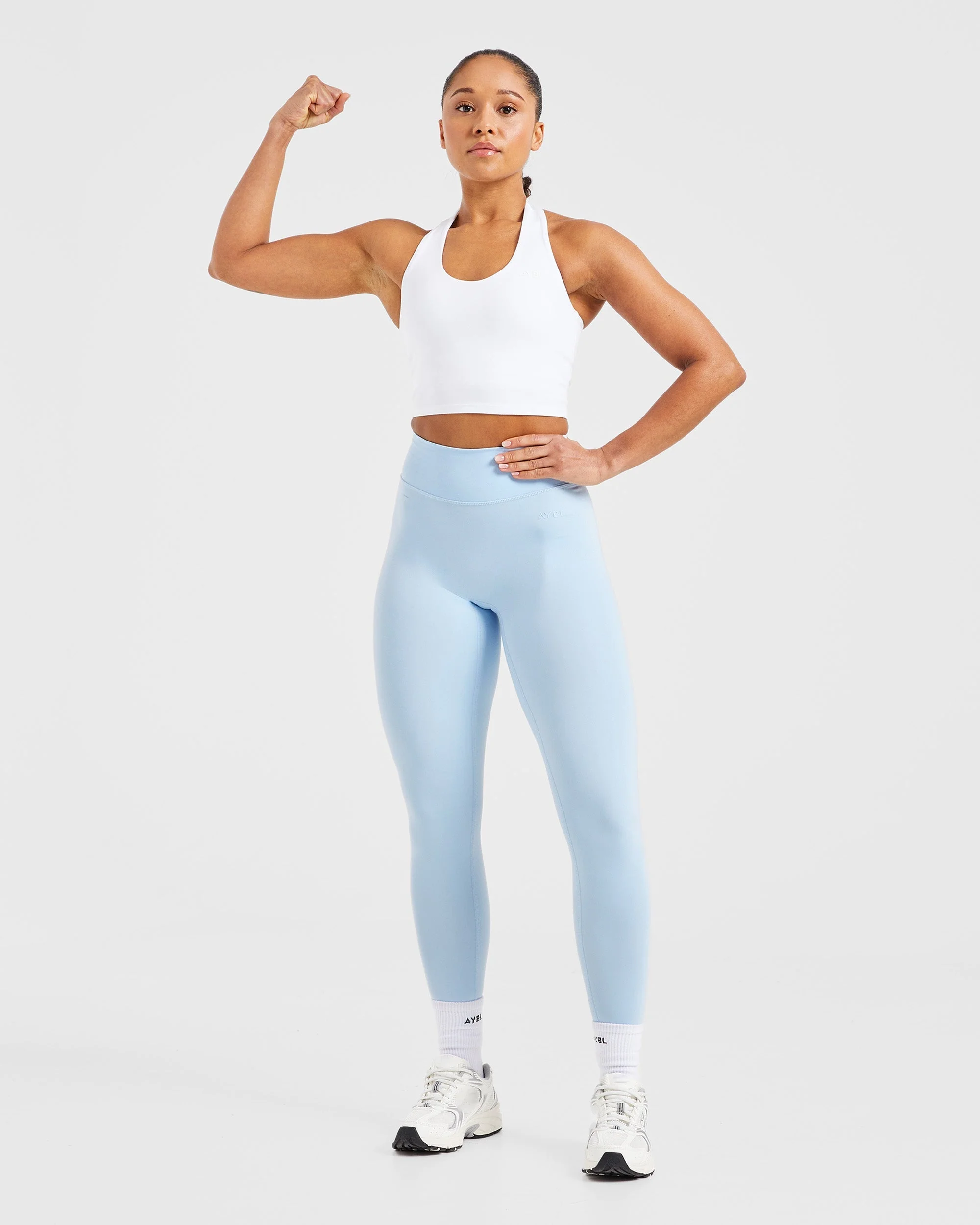 Staple Halterneck Crop Top - Wit - Image 7