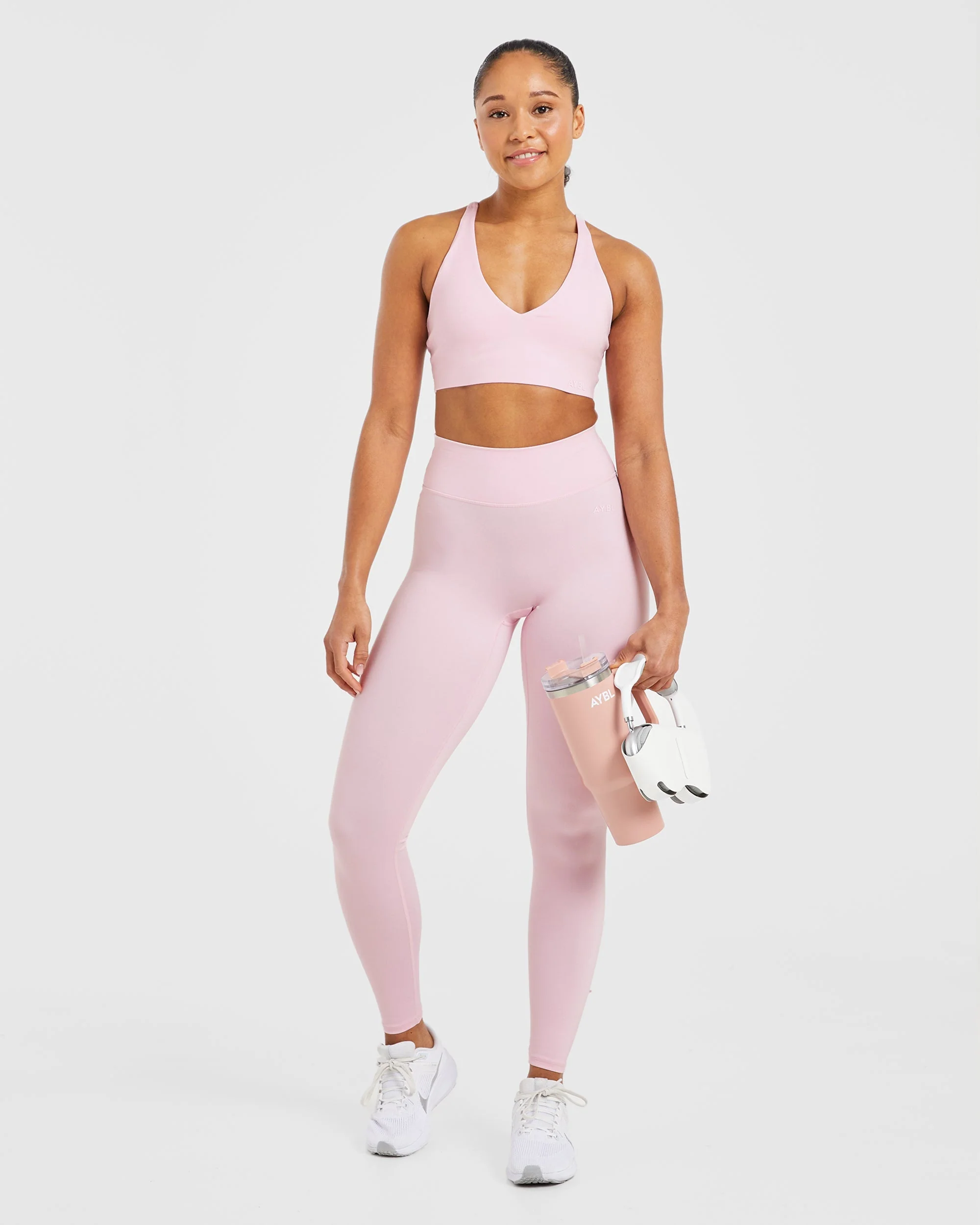 Staple Sports Bra - Pastel Roze - Image 7