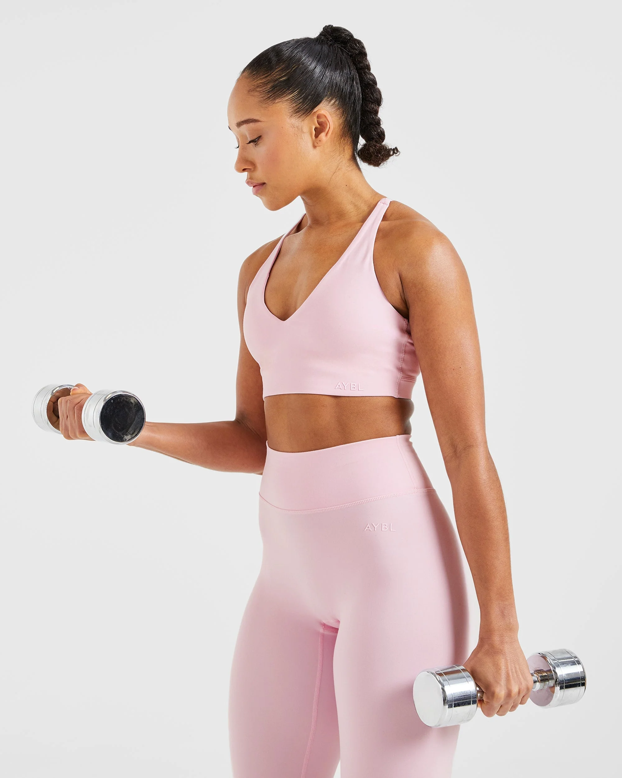 Staple Sports Bra - Pastel Roze - Image 8