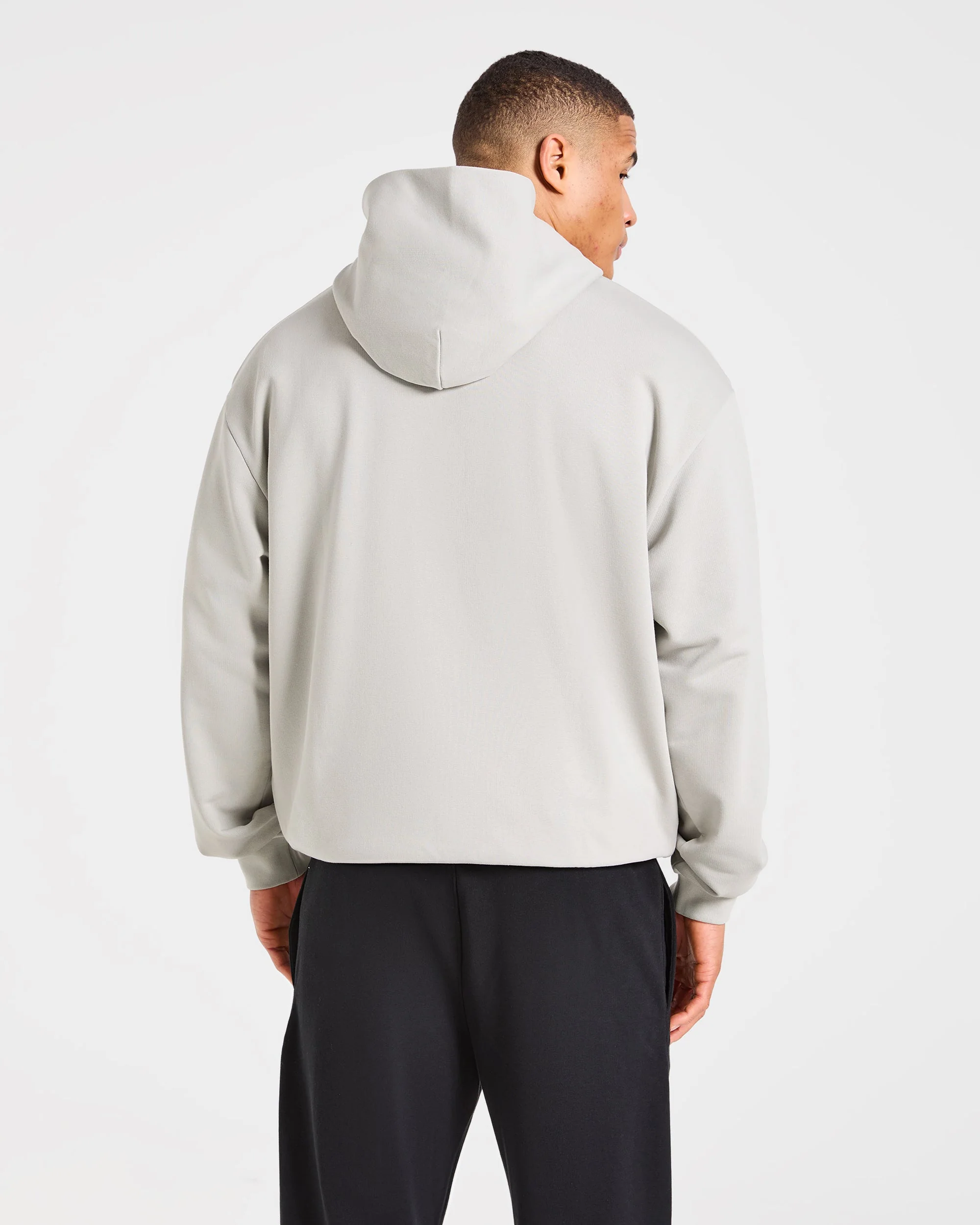 Strength Division Oversized Hoodie - Iced Grijs - Image 2