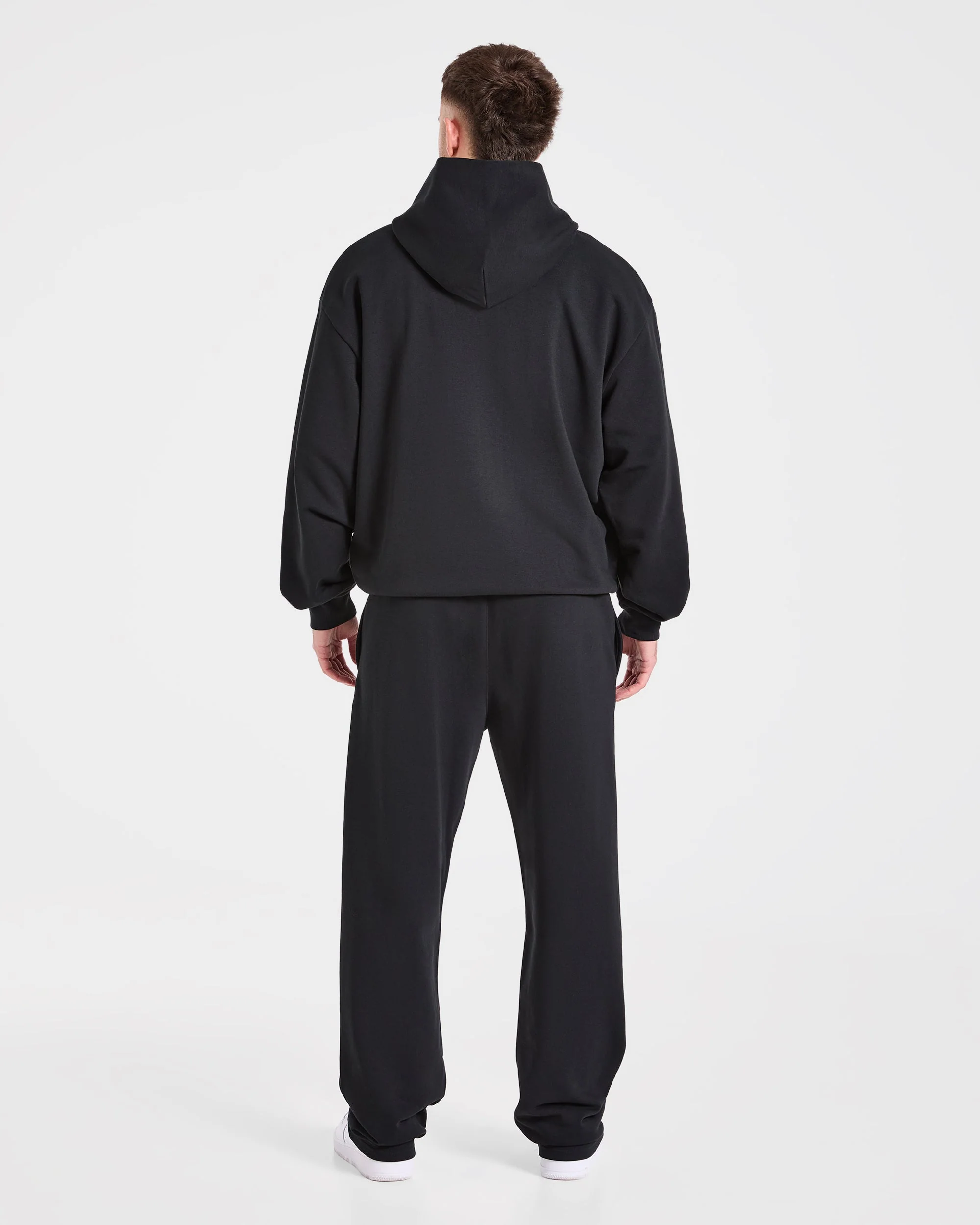 Strength Division Oversized Straight Leg Joggers - Zwart/Blauw - Image 4