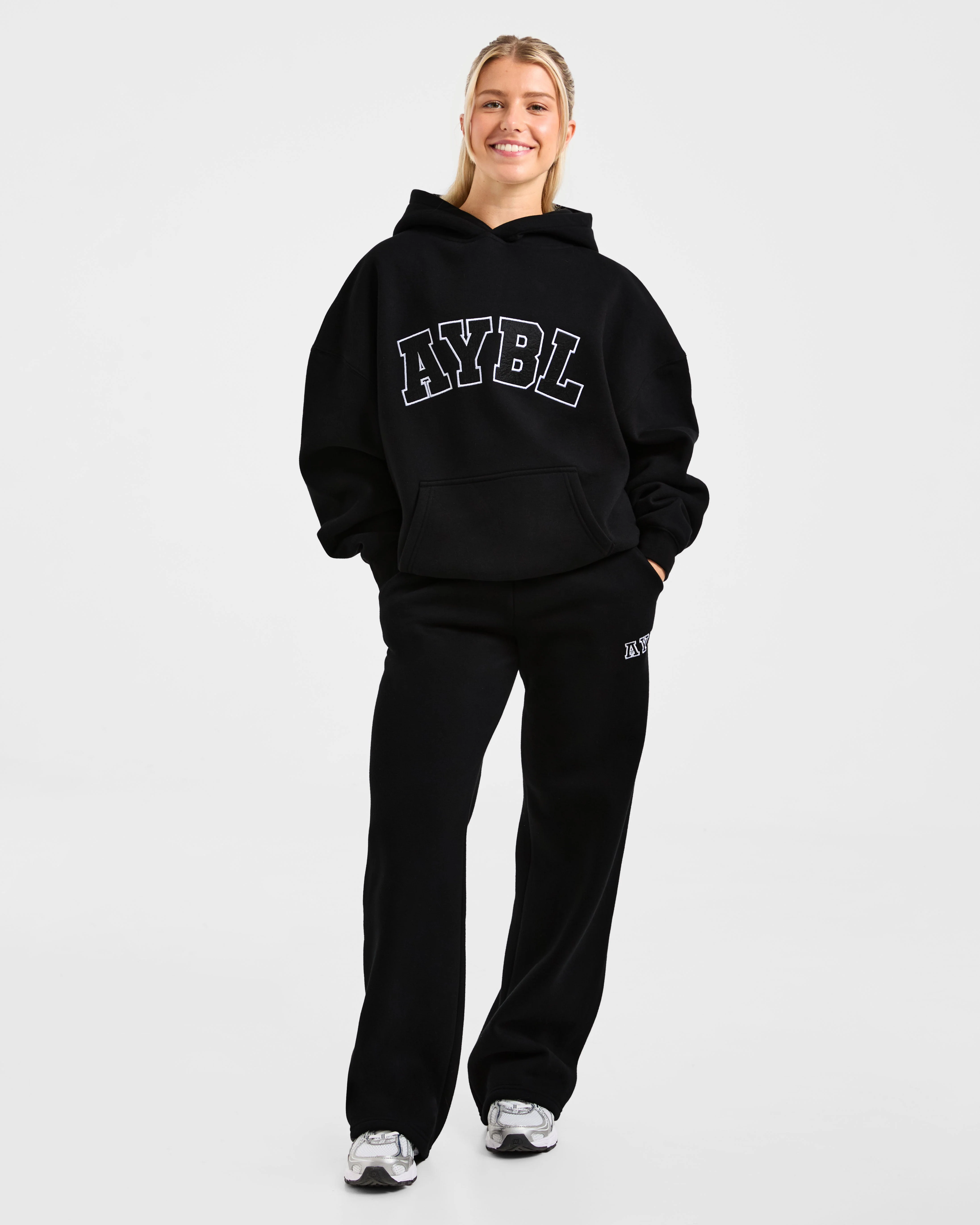 Varsity 2.0 Oversized Hoodie - Zwart - Image 3
