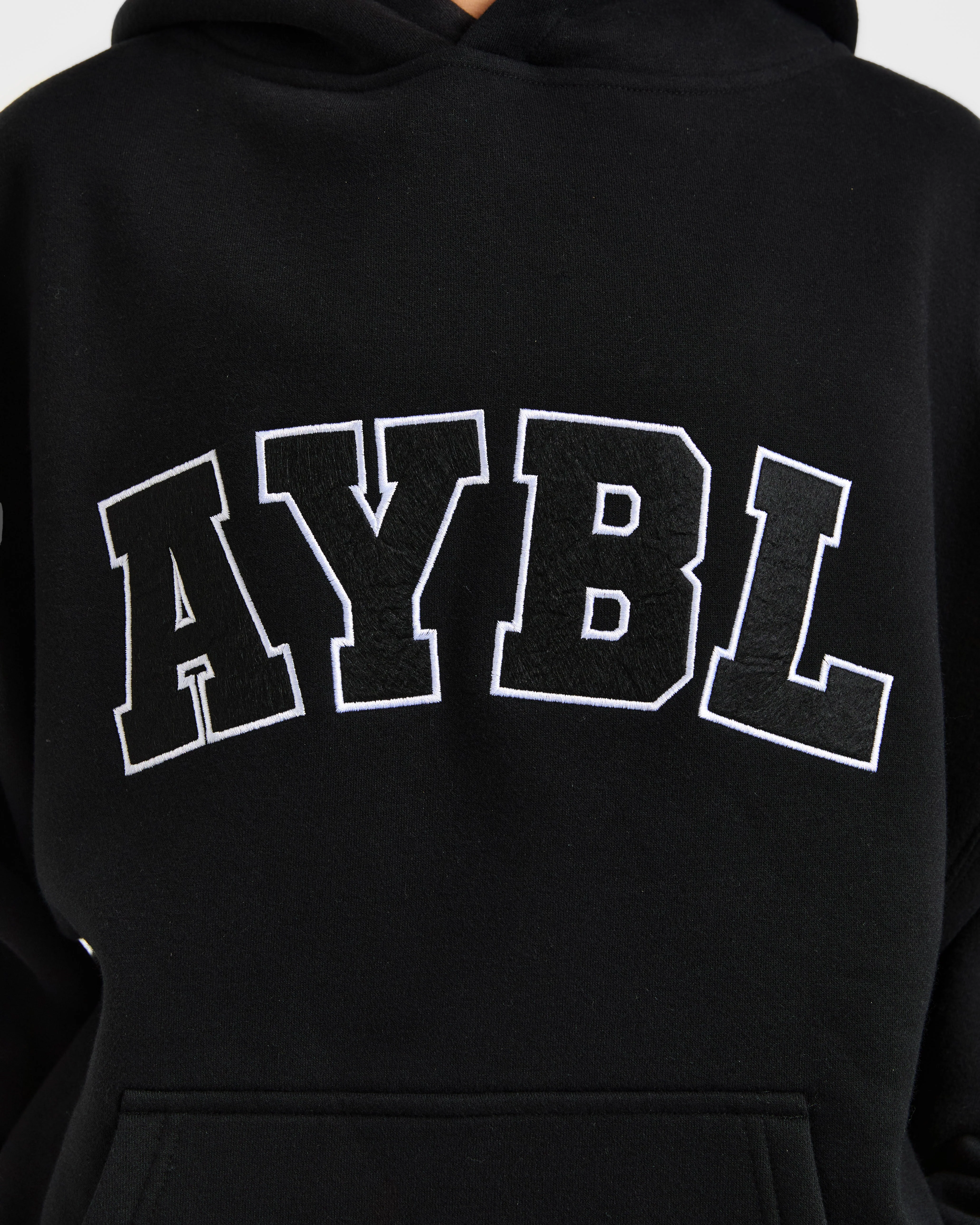 Varsity 2.0 Oversized Hoodie - Zwart - Image 5