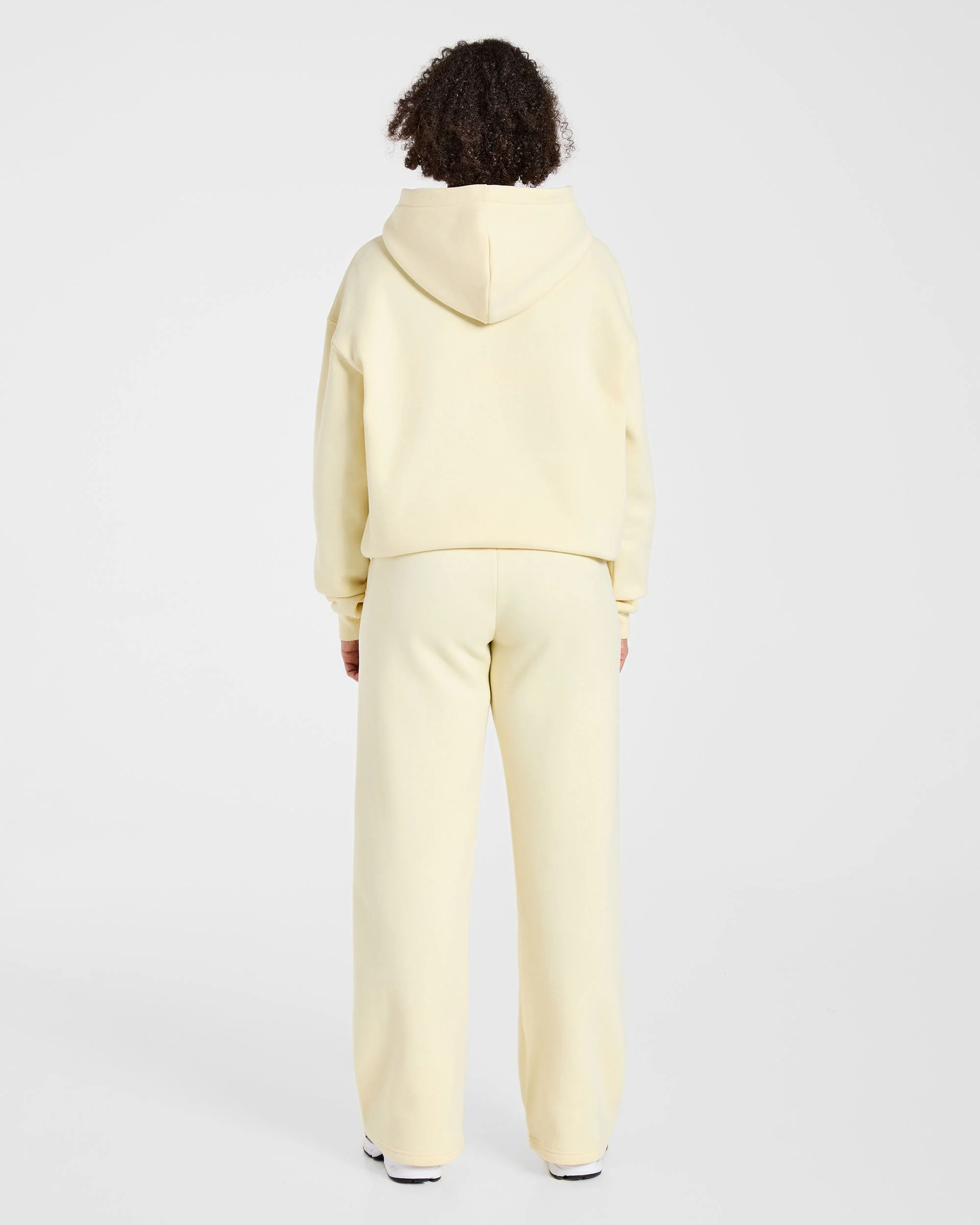 Varsity 2.0 Oversized Hoodie - Butter Geel - Image 4
