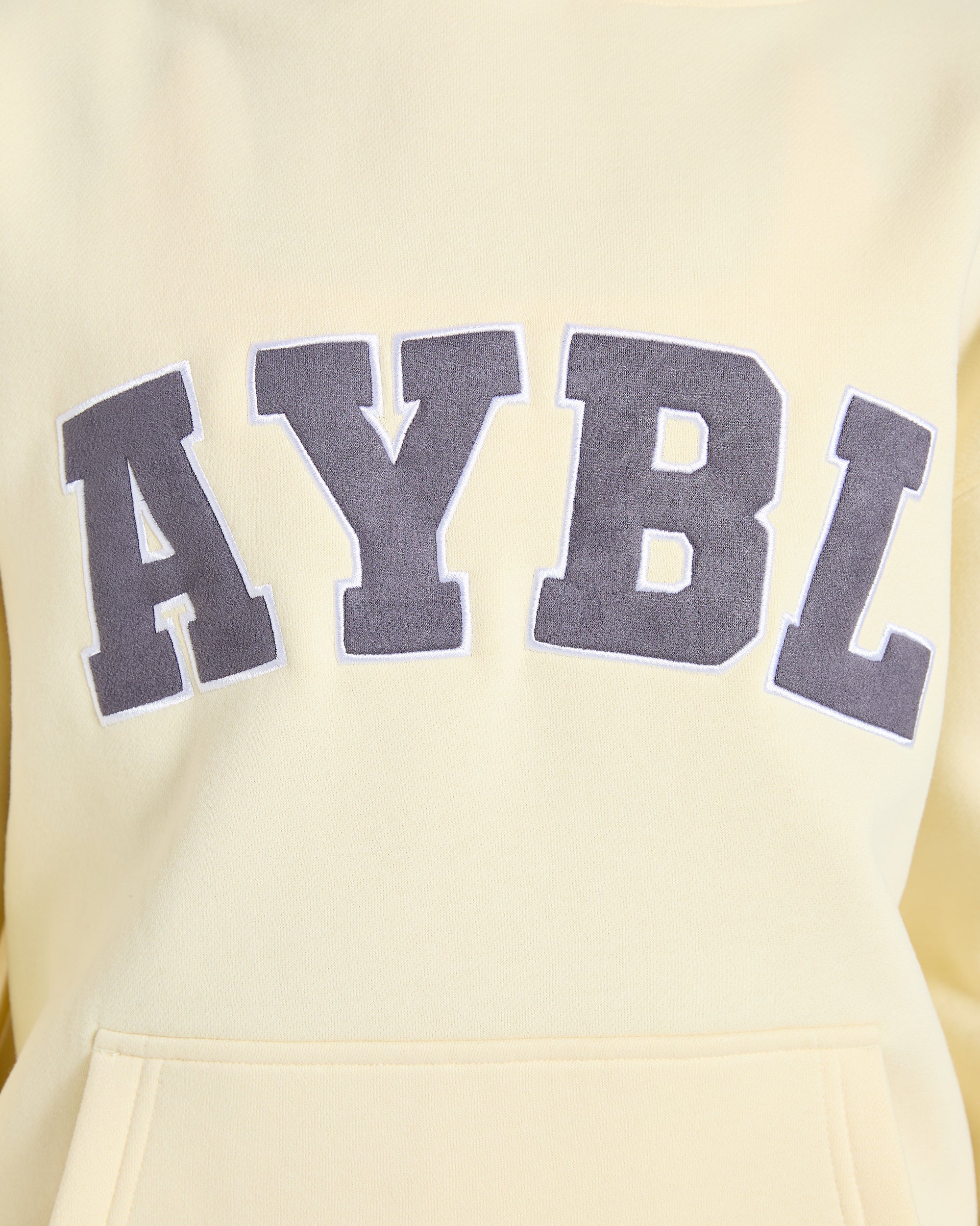 Varsity 2.0 Oversized Hoodie - Butter Geel - Image 5