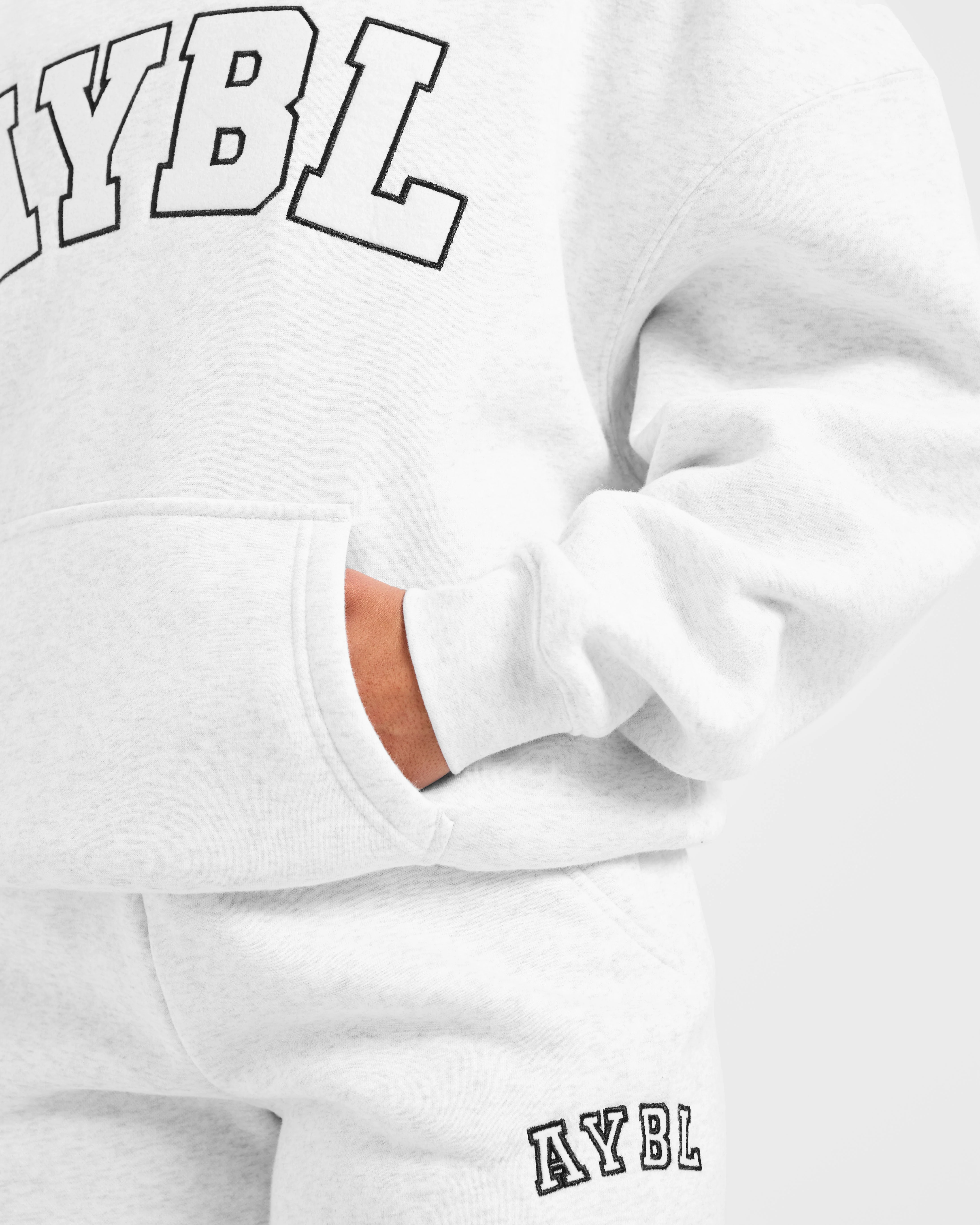 Varsity 2.0 Oversized Hoodie - Heather Grijs - Image 6