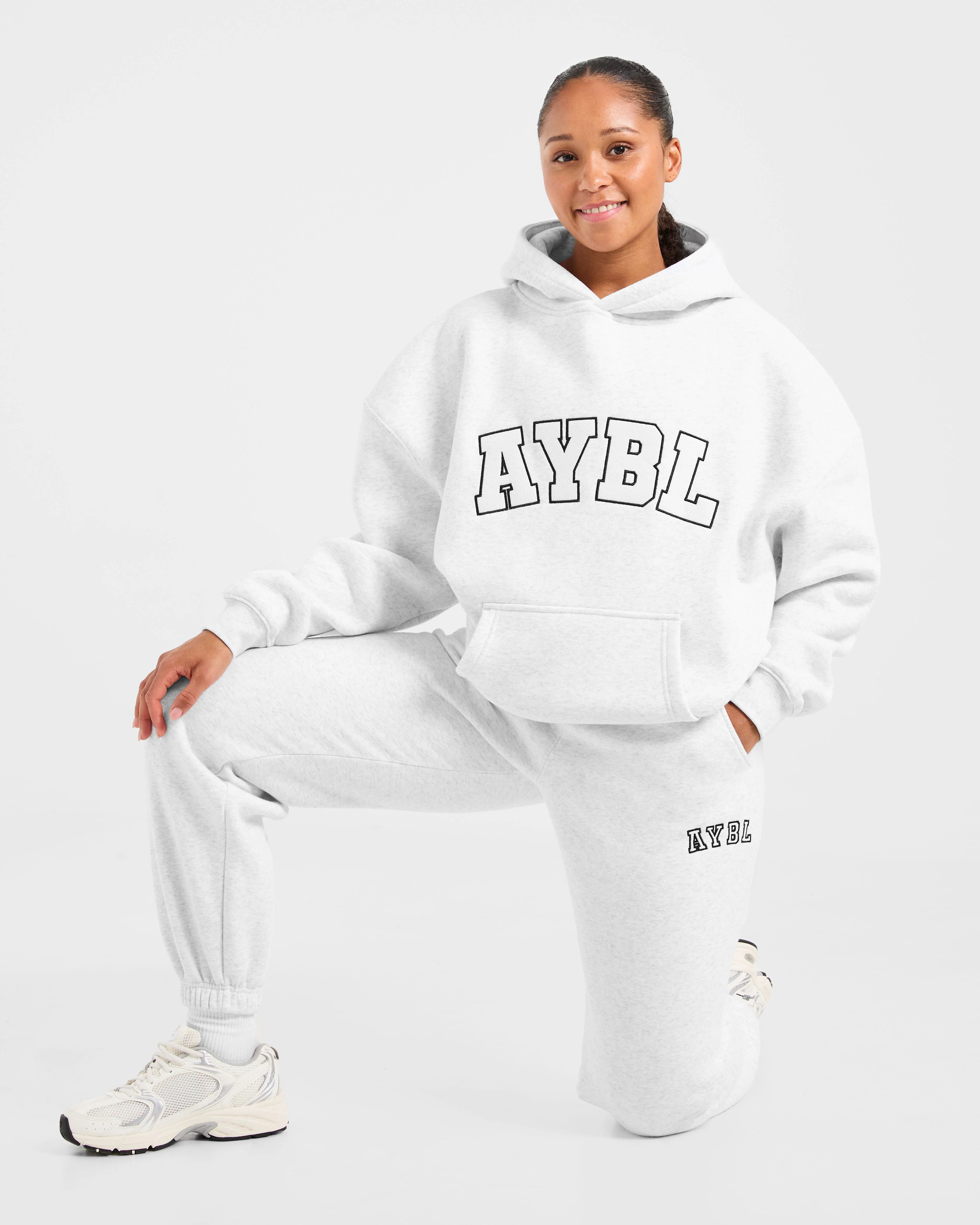 Varsity 2.0 Oversized Hoodie - Heather Grijs - Image 7