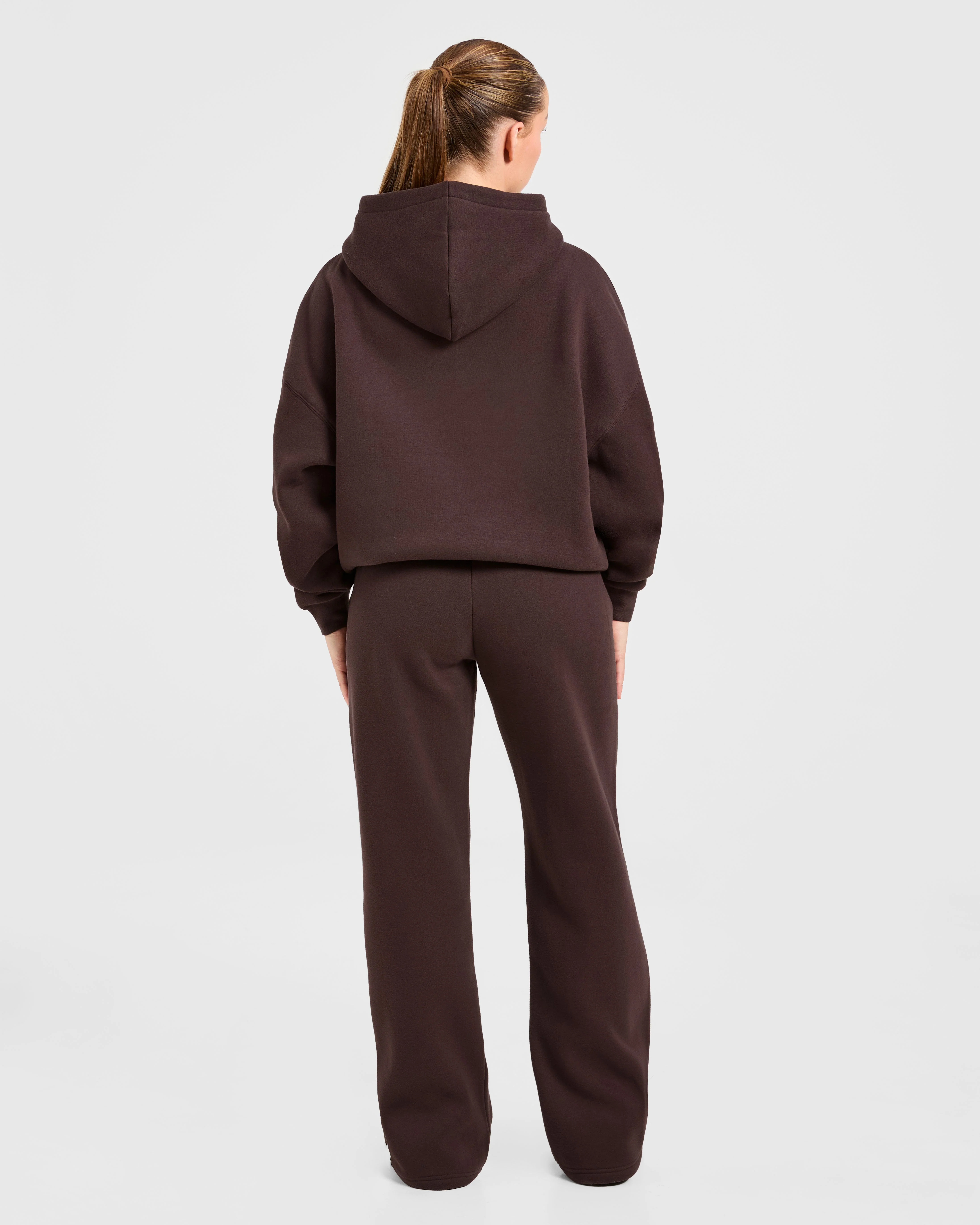 Varsity 2.0 Oversized Straight Leg Joggers - Cocoa Bruin - Image 4