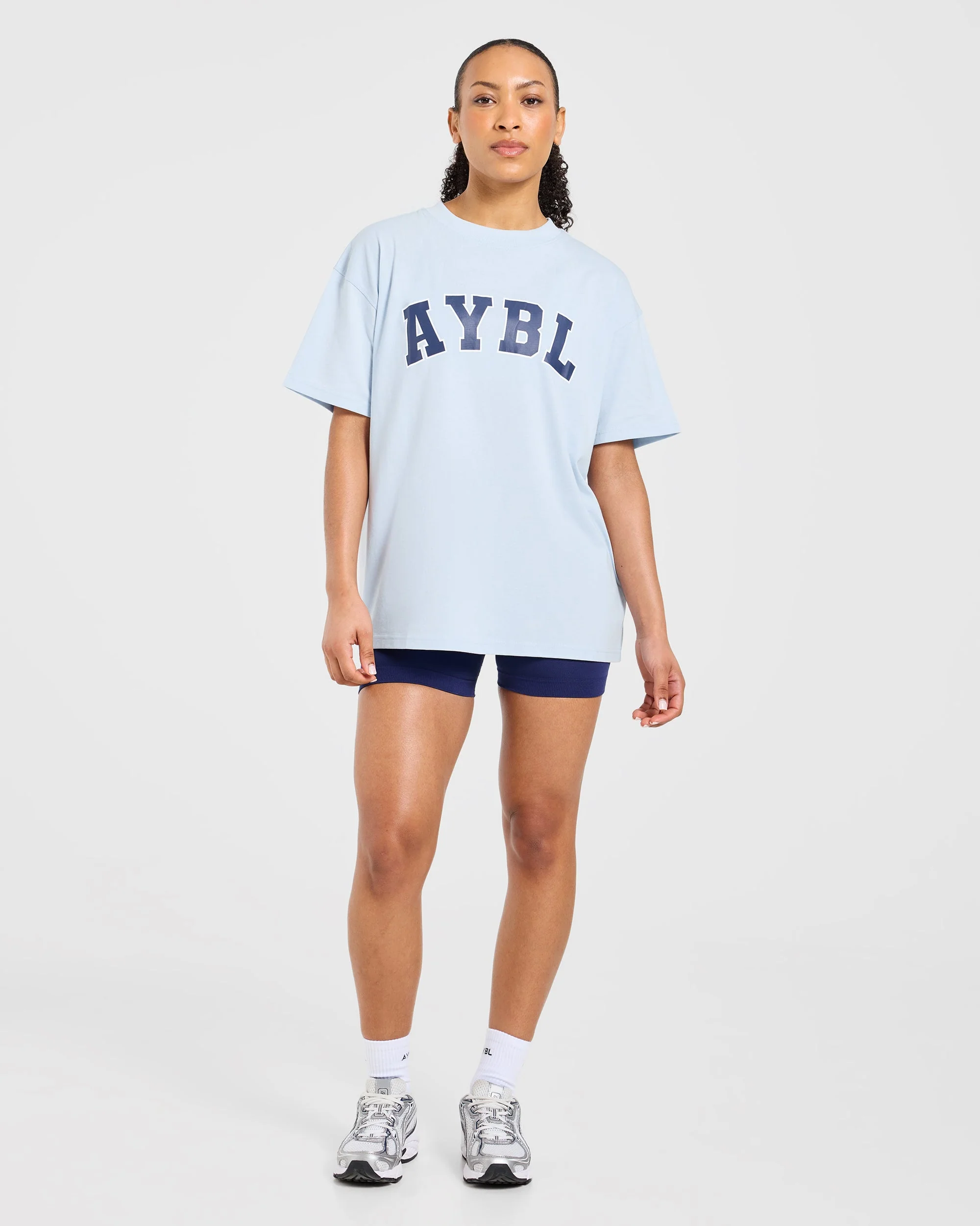 Varsity 2.0 Oversized T Shirt - Blauw - Image 3