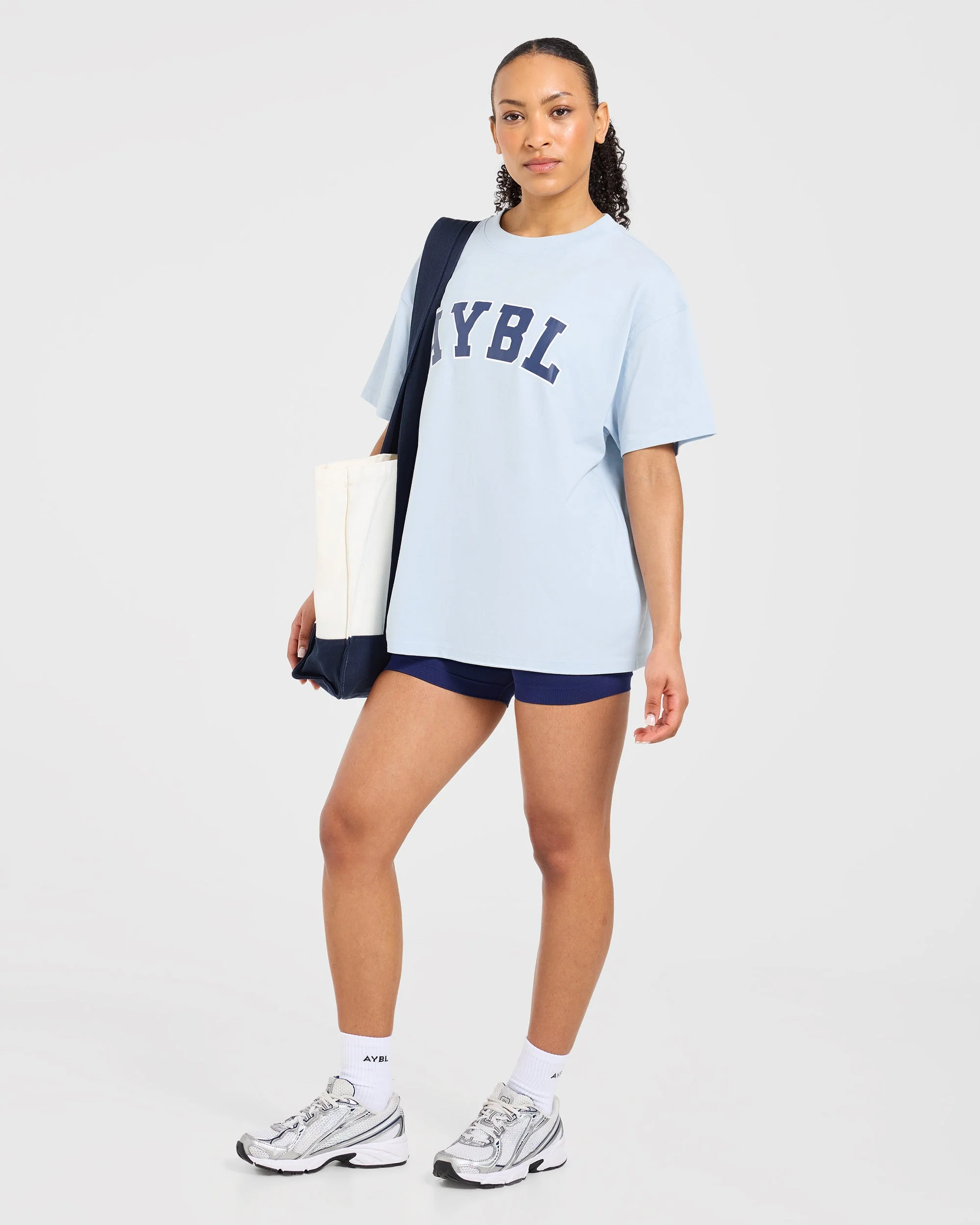 Varsity 2.0 Oversized T Shirt - Blauw - Image 8