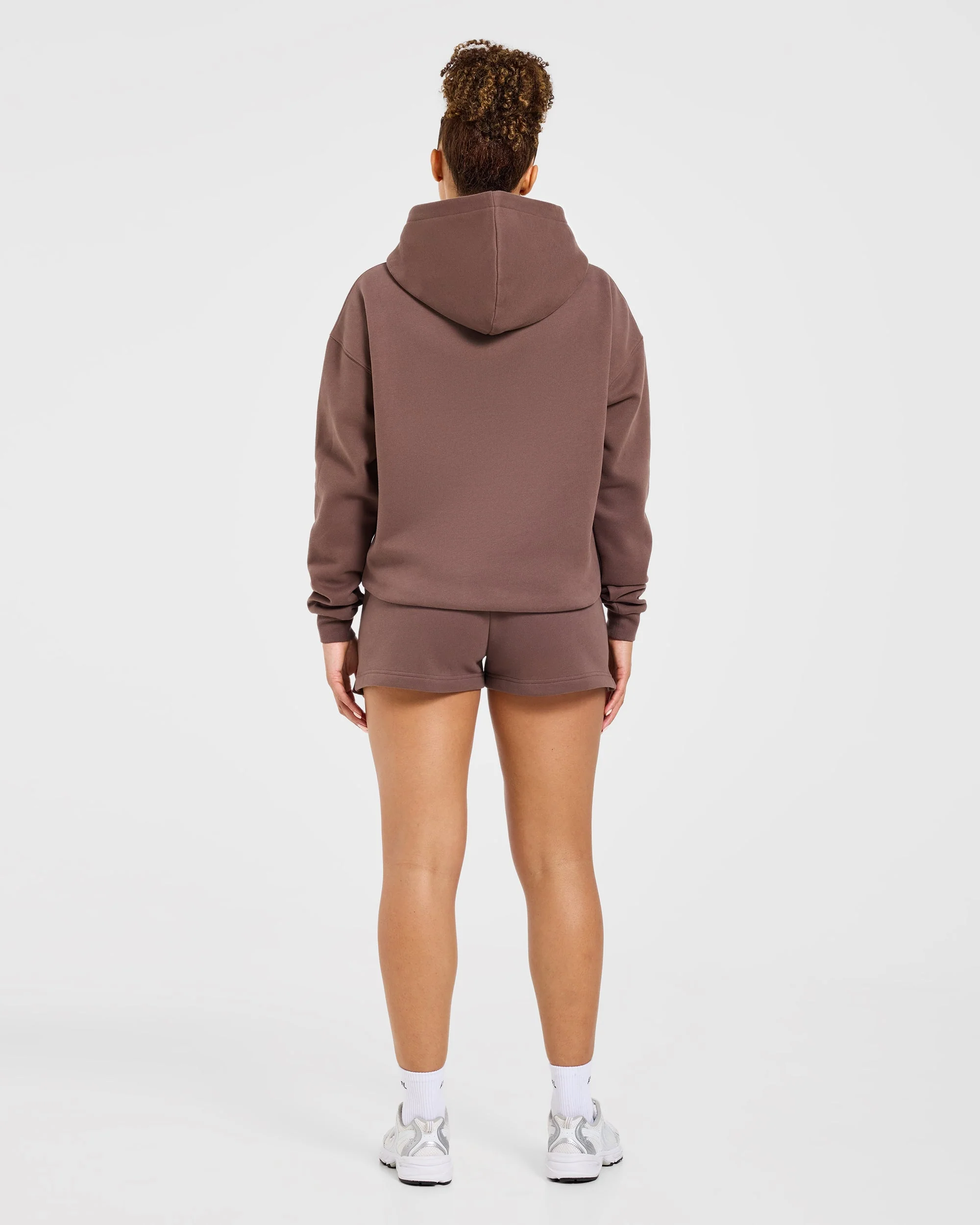 Varsity Applique Oversized Hoodie - Bruin - Image 4