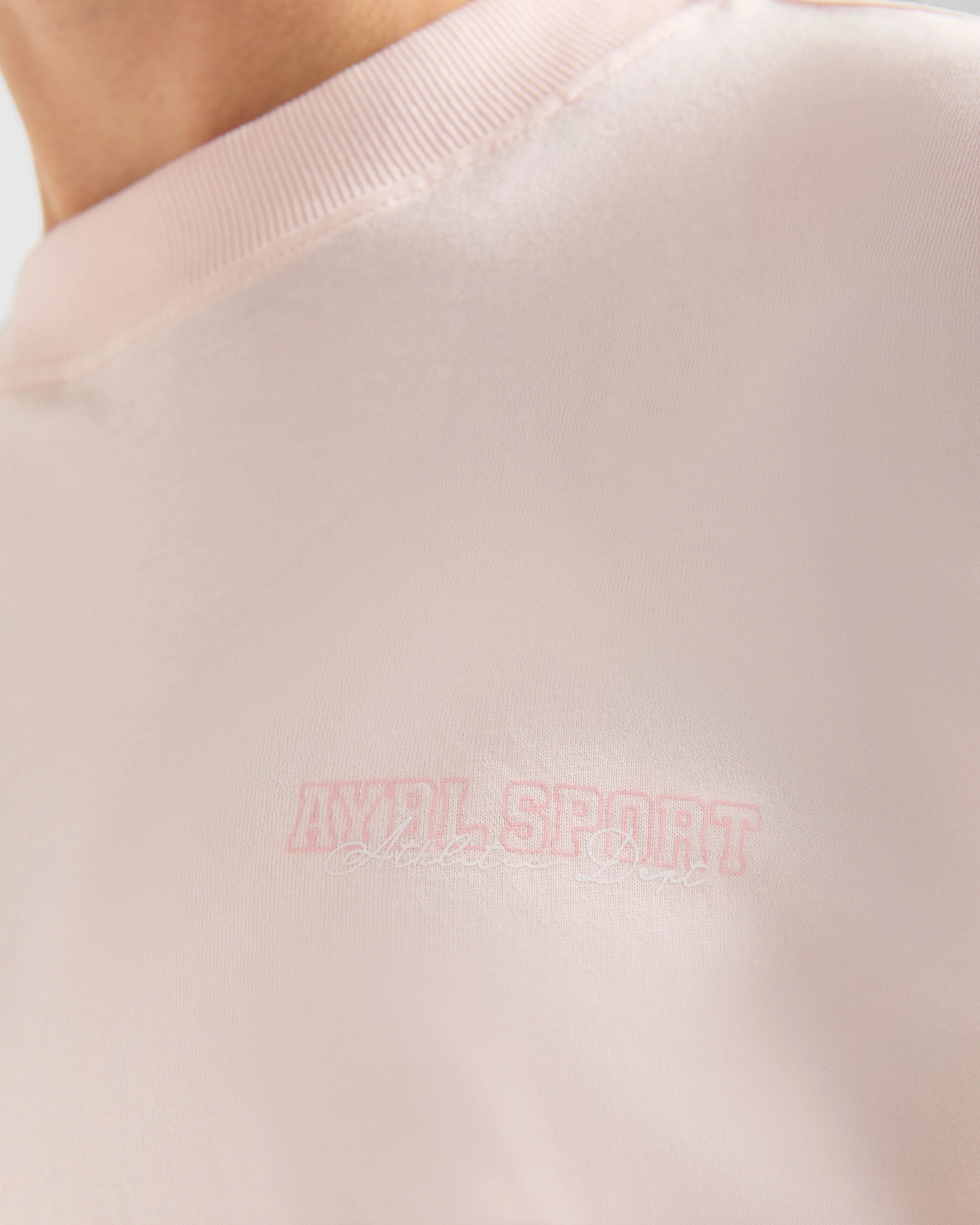 Varsity Dept. Oversized T Shirt - Roze - Image 5