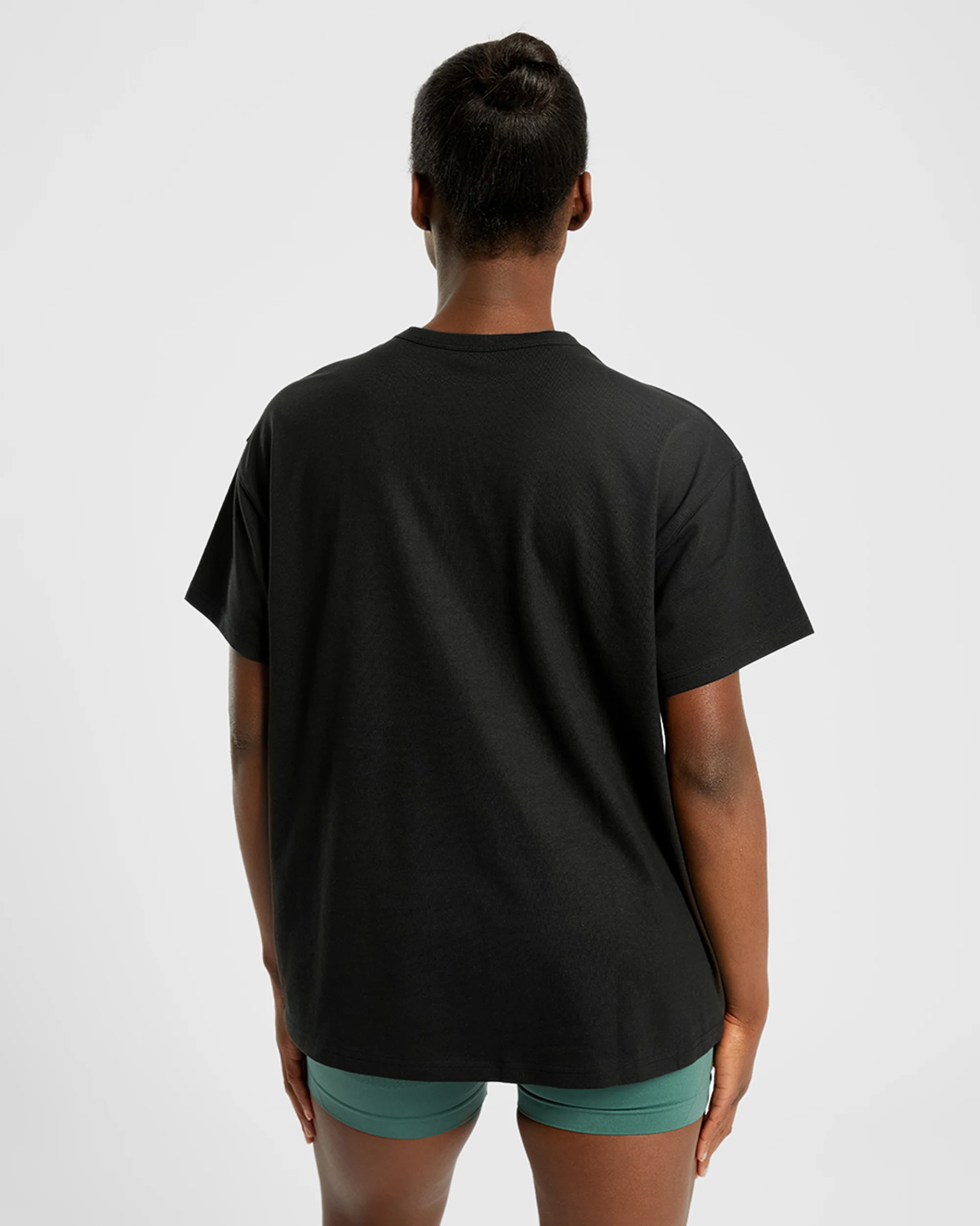 Varsity Oversized T Shirt - Zwart - Image 10