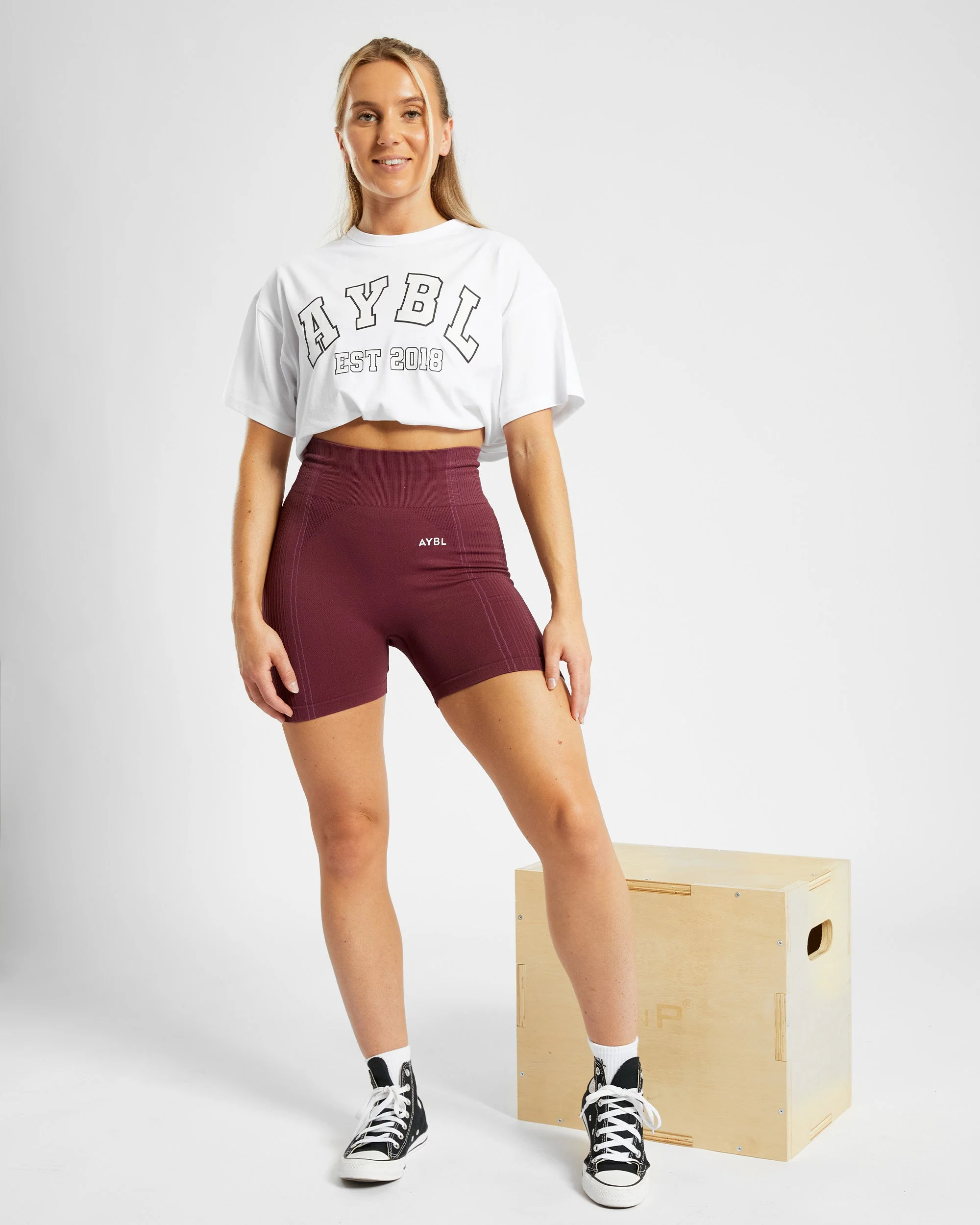 Varsity Oversized T Shirt - Wit - Image 13