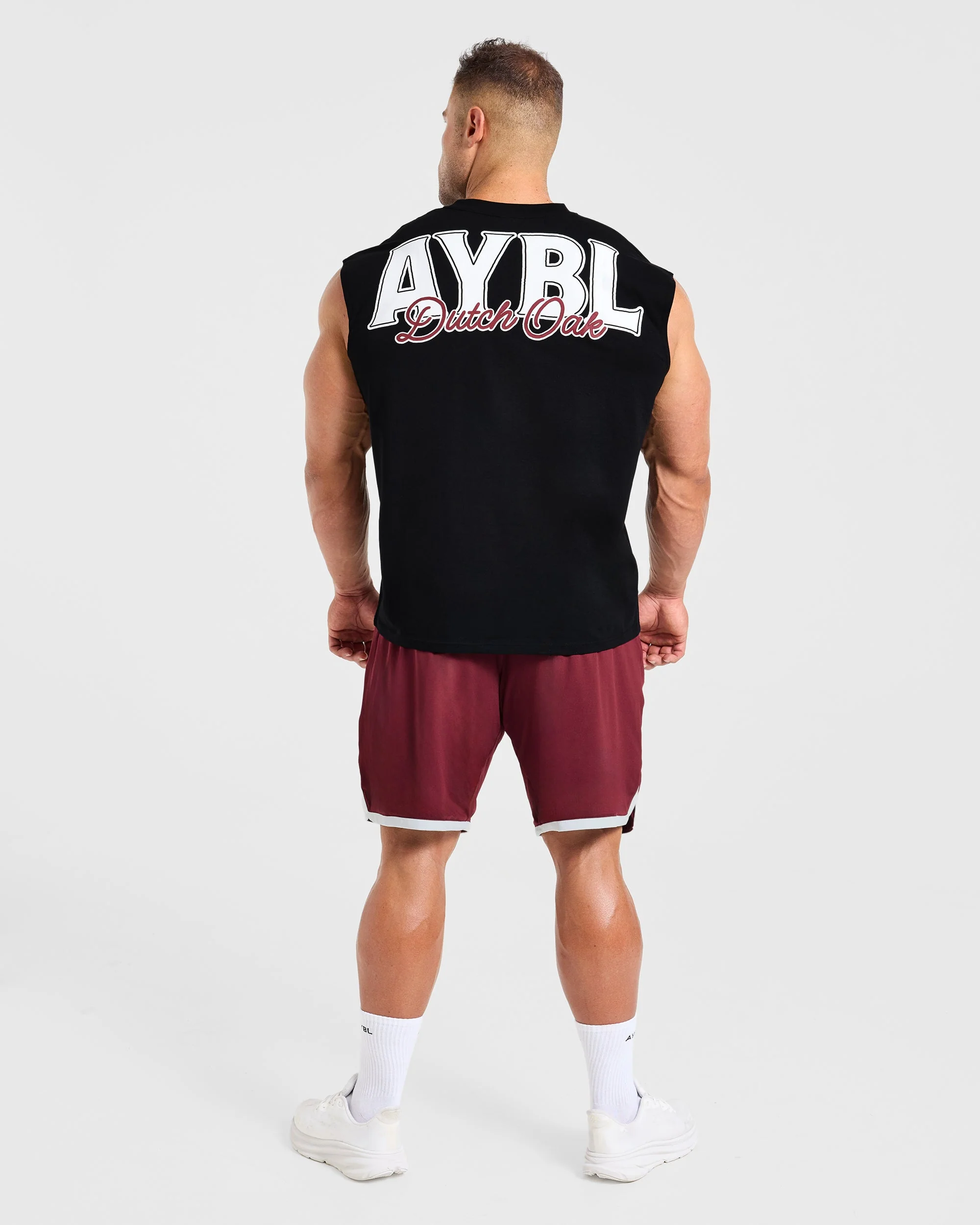 Wesley Vissers x AYBL Dutch Oak Oversized Tank - Zwart - Image 4
