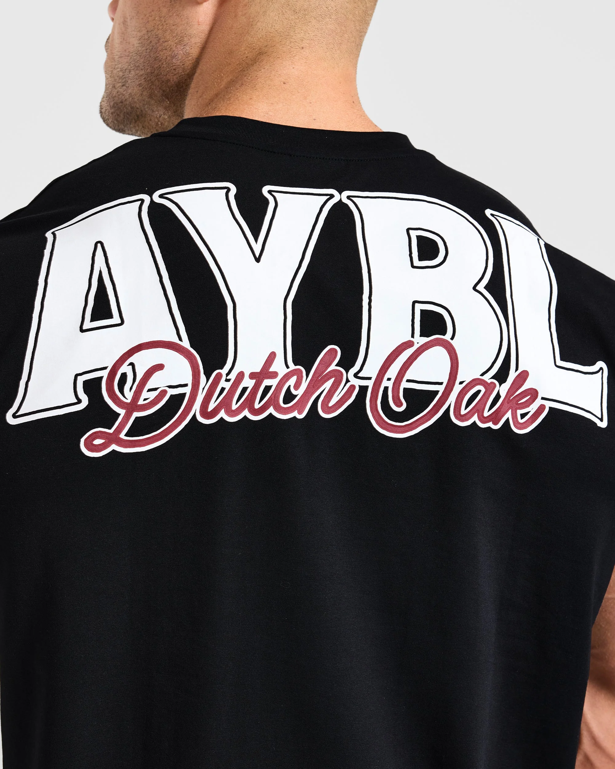 Wesley Vissers x AYBL Dutch Oak Oversized Tank - Zwart - Image 6