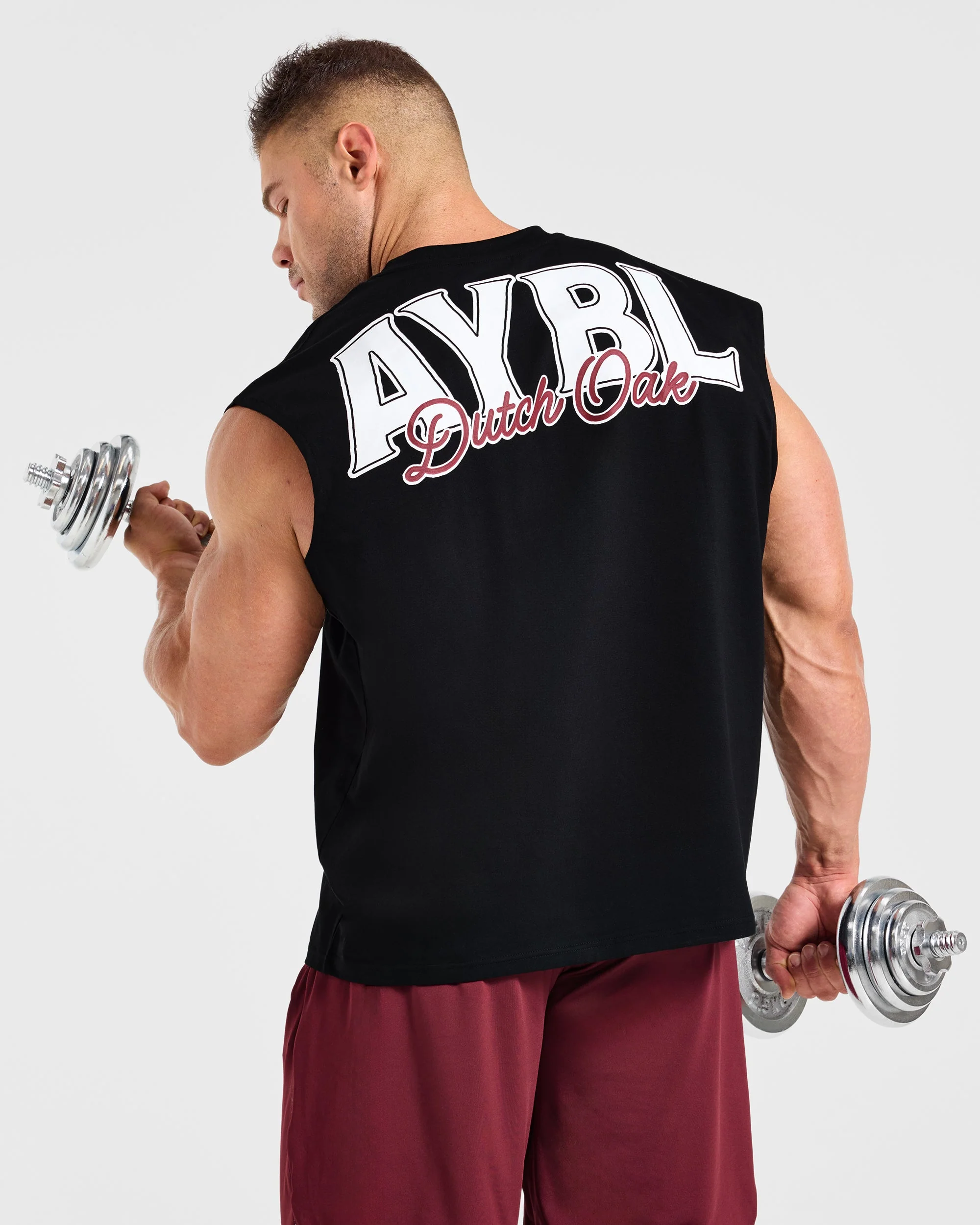 Wesley Vissers x AYBL Dutch Oak Oversized Tank - Zwart - Image 8