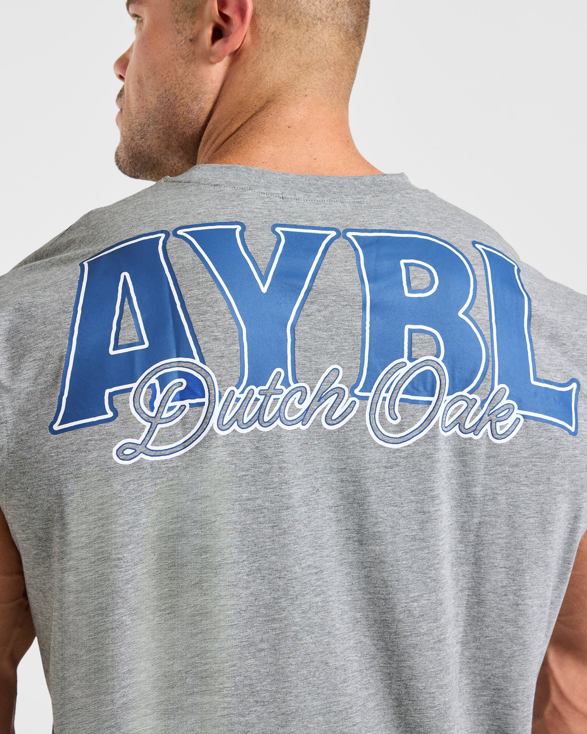 Wesley Vissers x AYBL Dutch Oak Oversized Tank - Mid Marl Grijs - Image 6