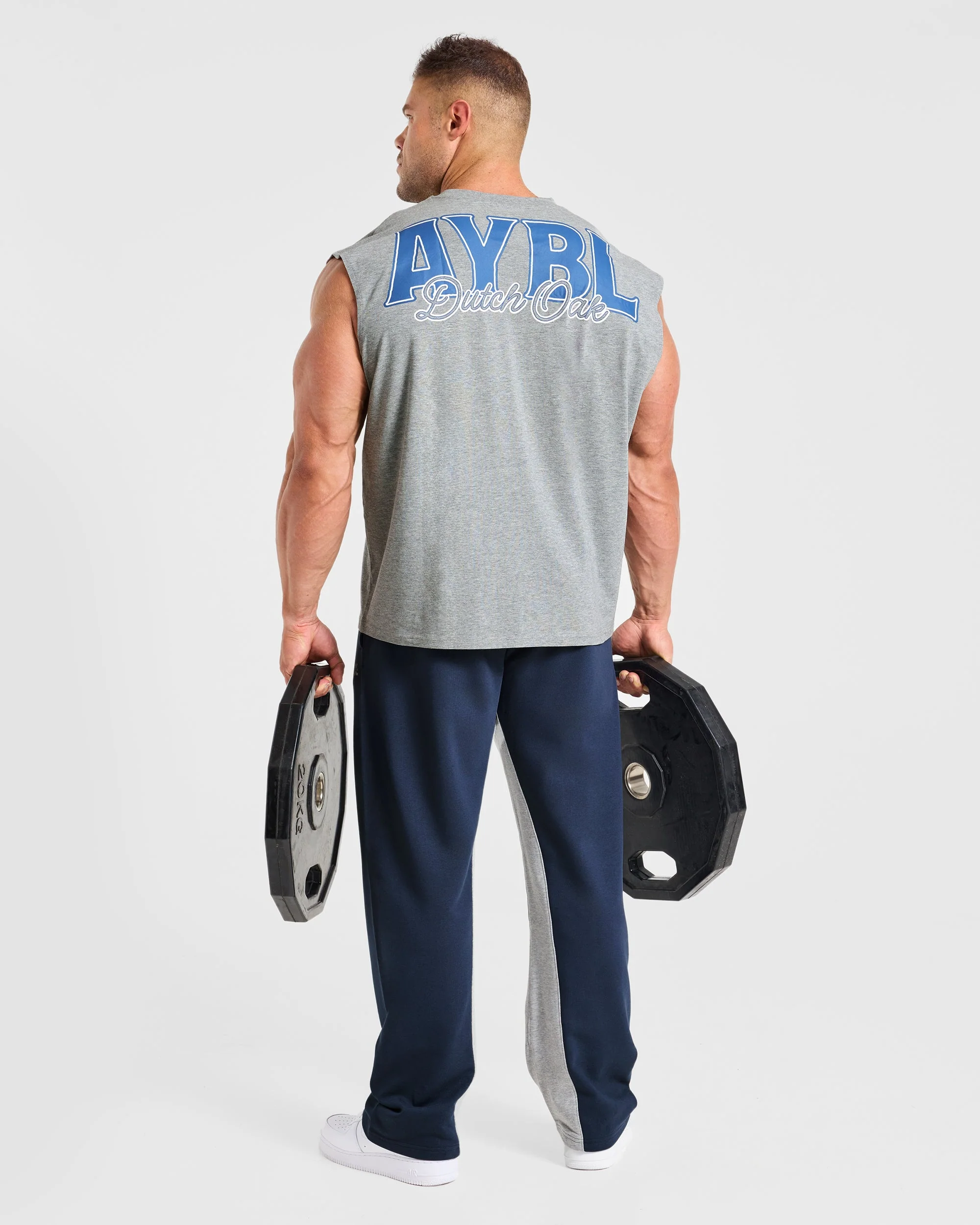 Wesley Vissers x AYBL Dutch Oak Oversized Tank - Mid Marl Grijs - Image 8