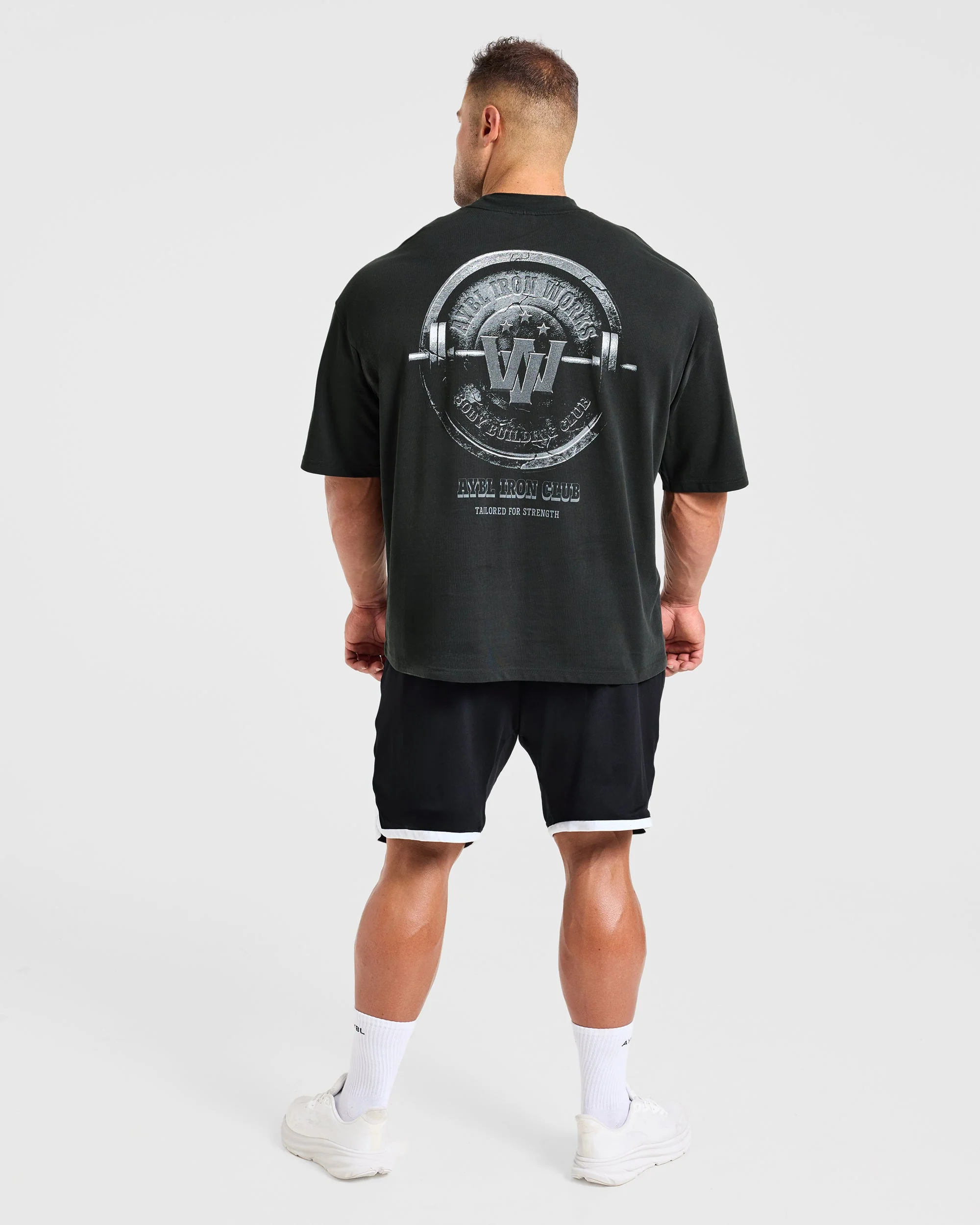 Wesley Vissers x AYBL Iron Works Oversized T Shirt - Grijs - Image 4