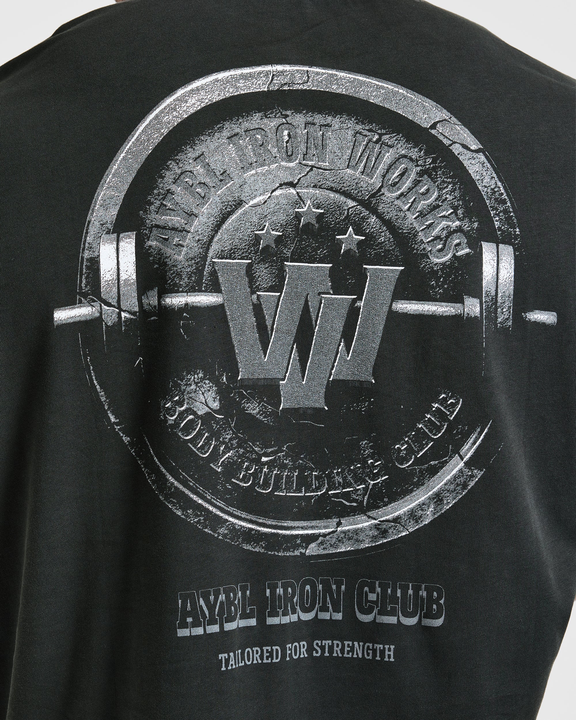 Wesley Vissers x AYBL Iron Works Oversized T Shirt - Grijs - Image 6
