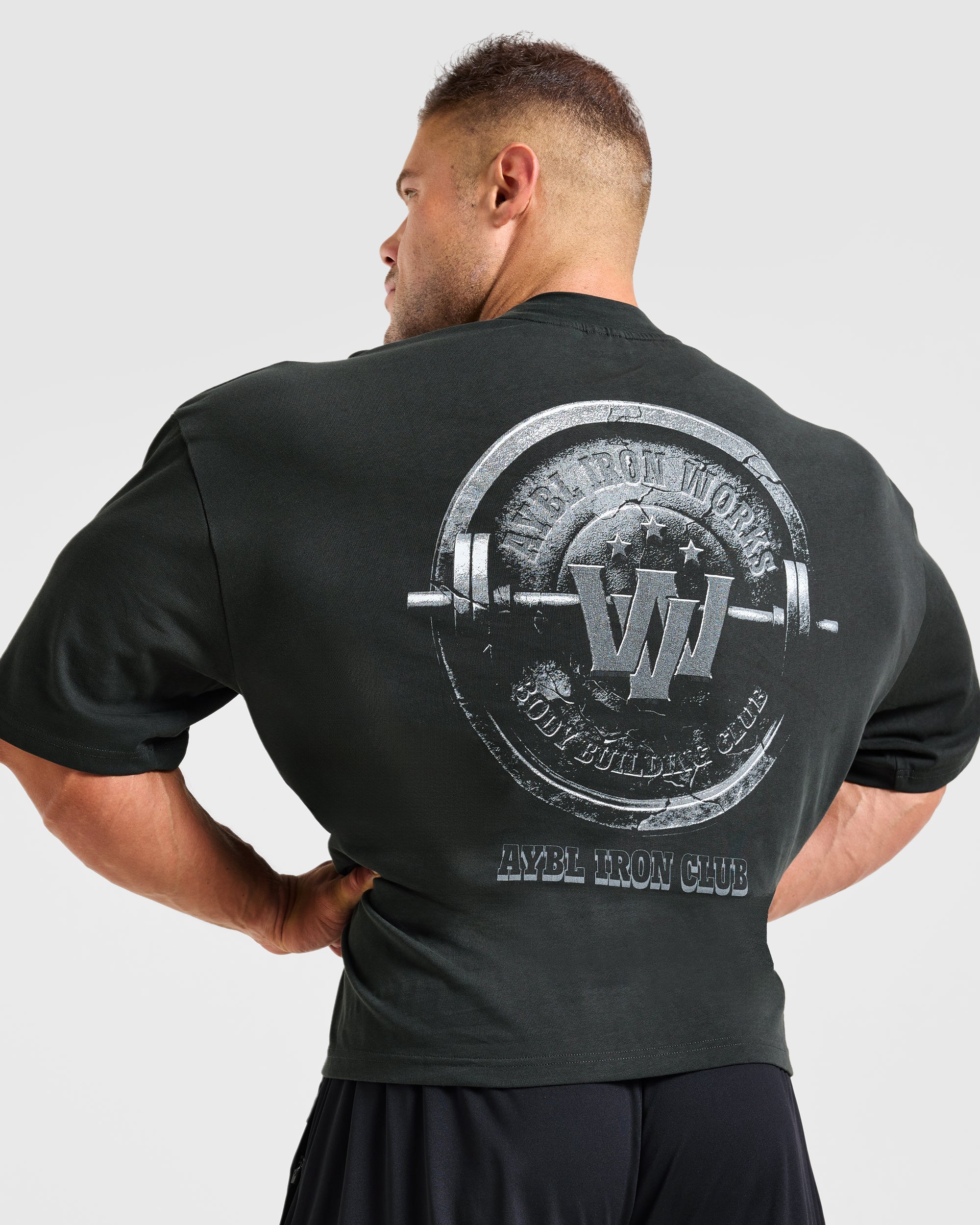 Wesley Vissers x AYBL Iron Works Oversized T Shirt - Grijs - Image 7