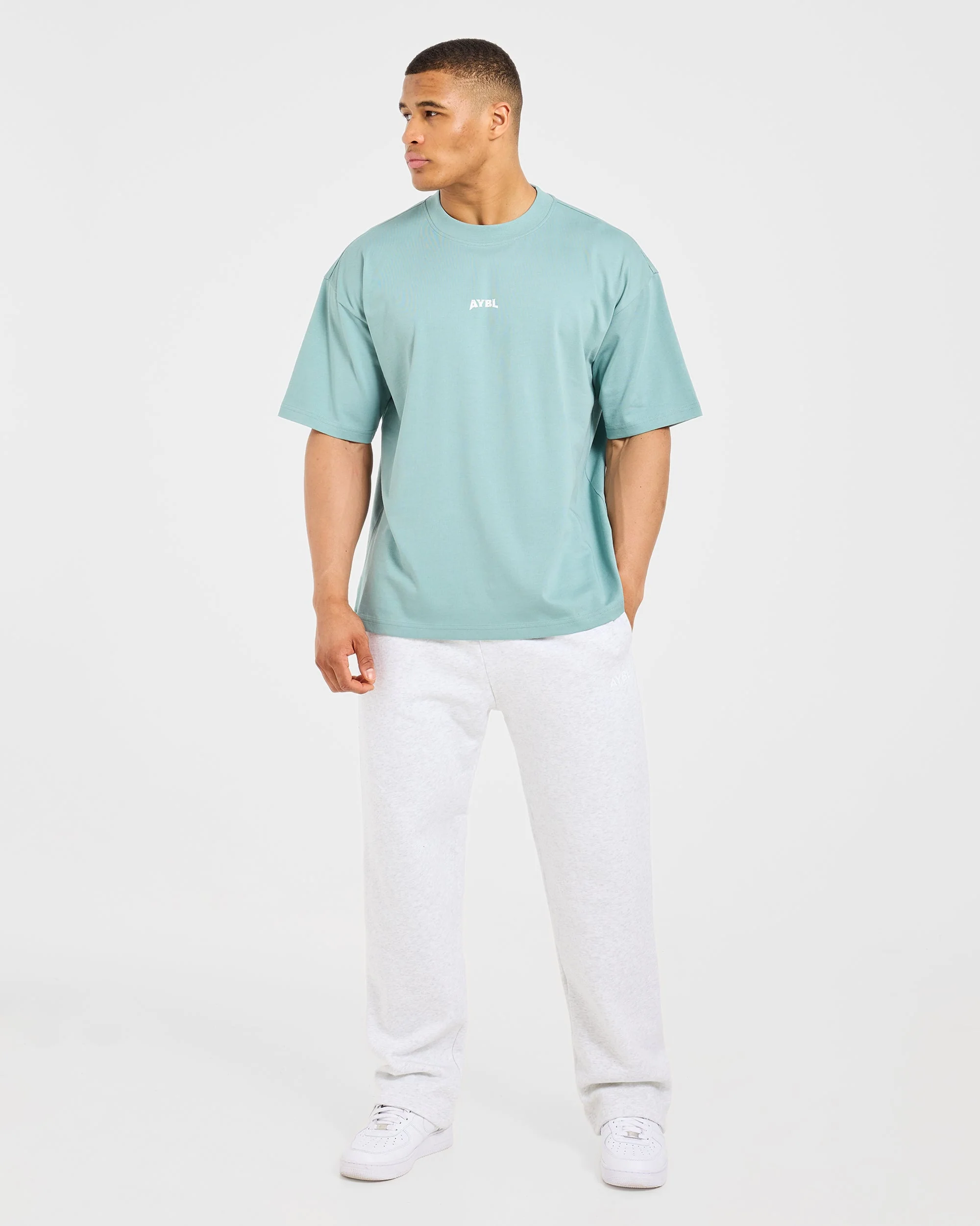 Wesley Vissers X Beyond Limits Oversized T Shirt - Aqua Mint - Image 3