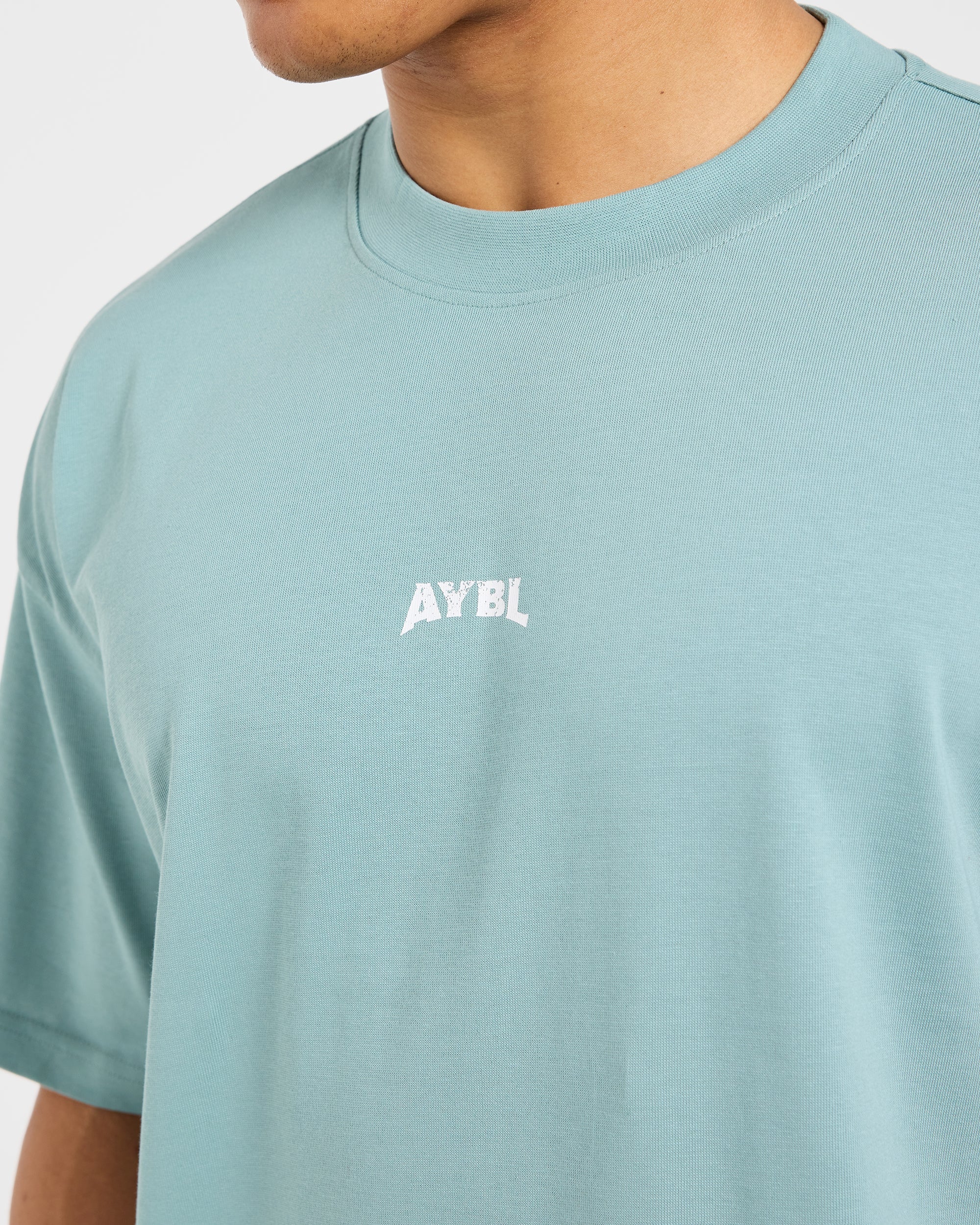 Wesley Vissers X Beyond Limits Oversized T Shirt - Aqua Mint - Image 5