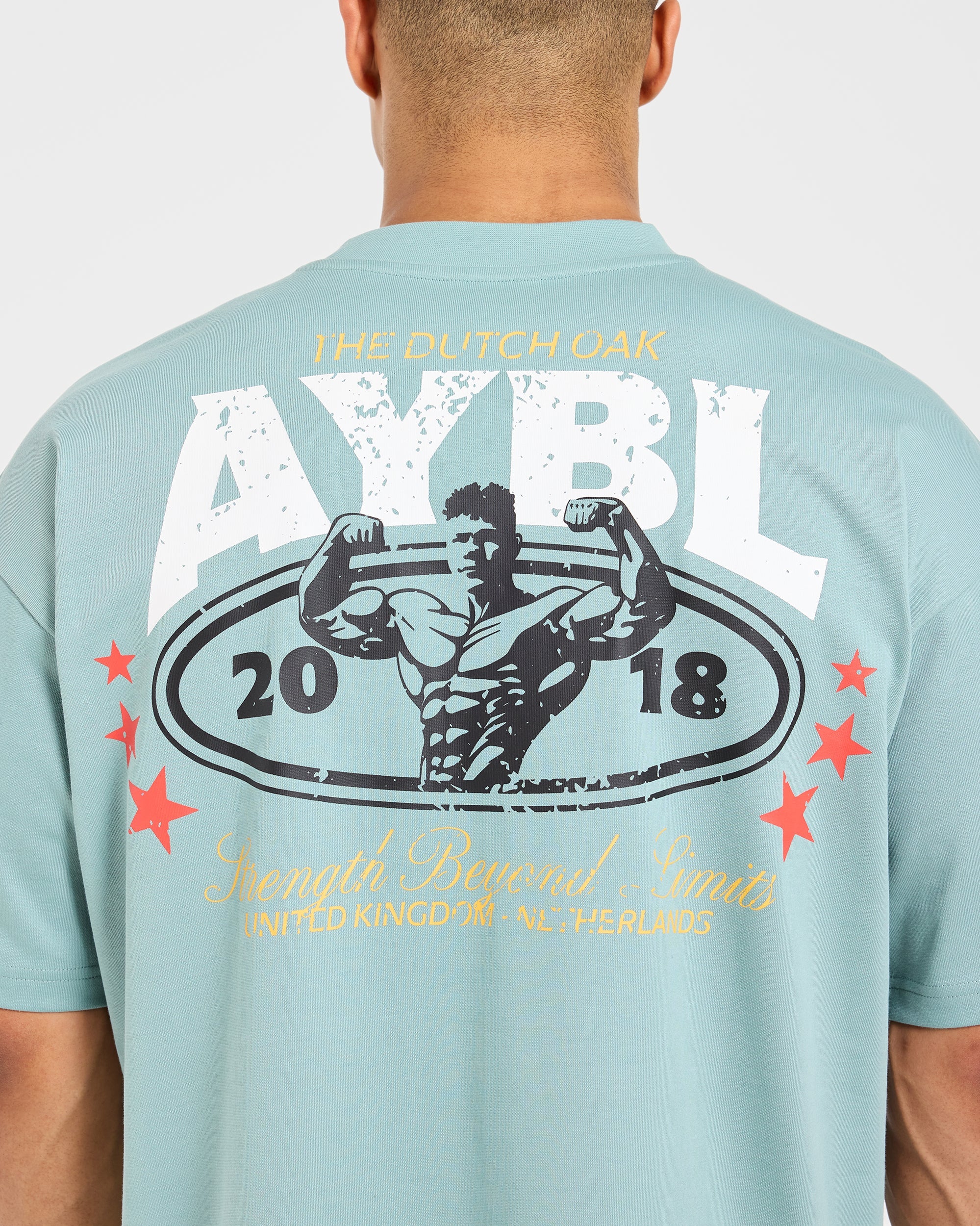 Wesley Vissers X Beyond Limits Oversized T Shirt - Aqua Mint - Image 6
