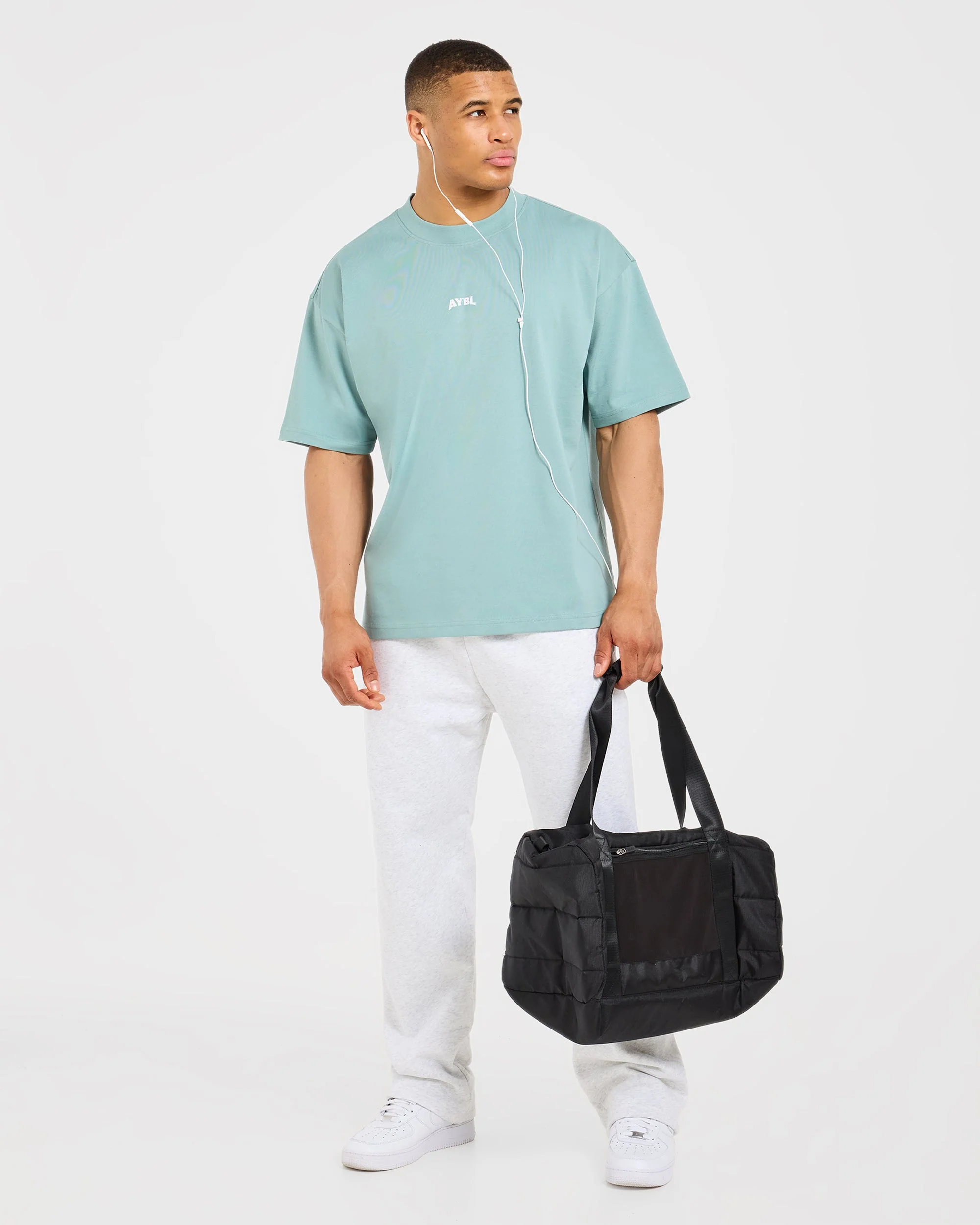 Wesley Vissers X Beyond Limits Oversized T Shirt - Aqua Mint - Image 7