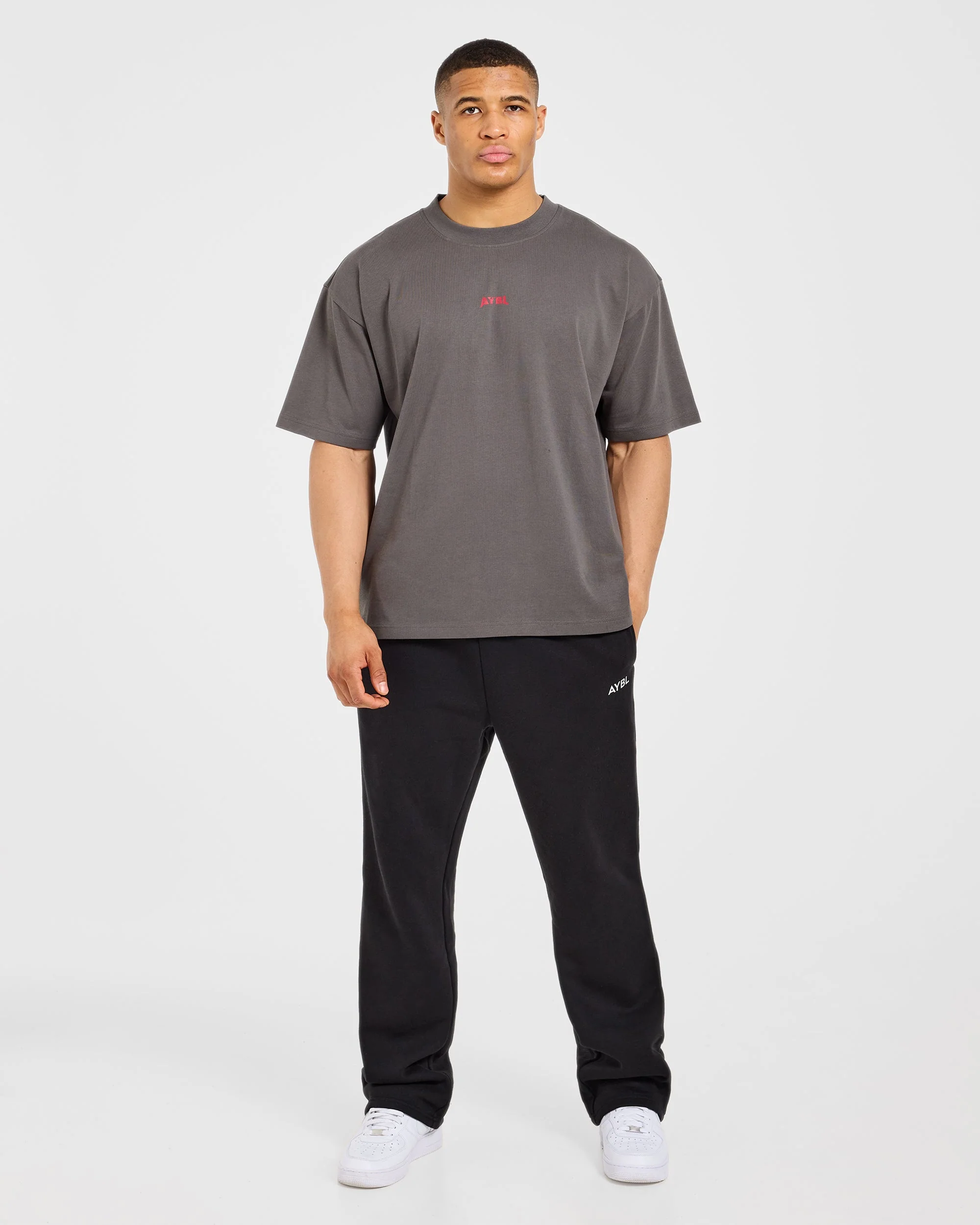 Wesley Vissers X Beyond Limits Oversized T Shirt - Charcoal - Image 3