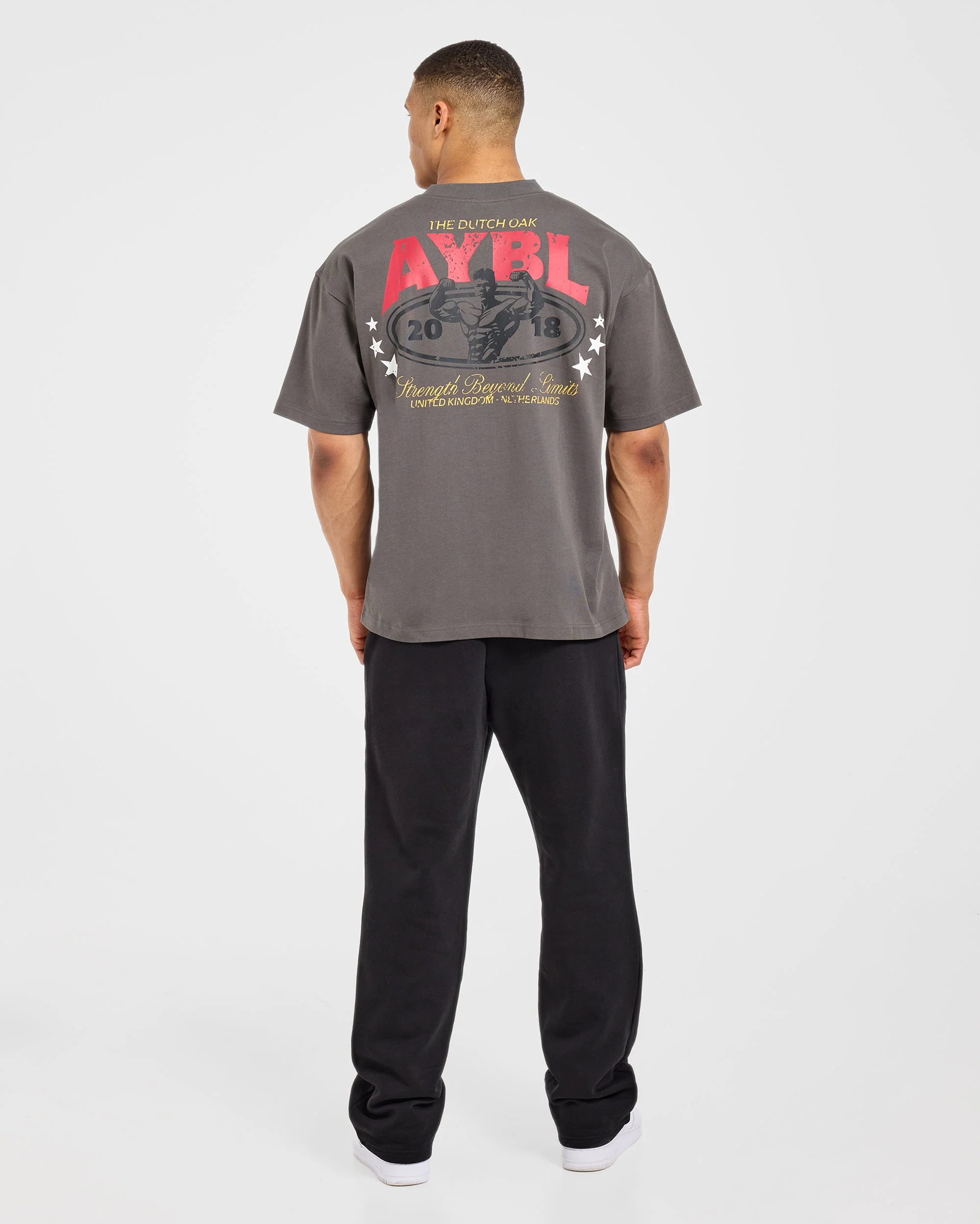Wesley Vissers X Beyond Limits Oversized T Shirt - Charcoal - Image 4