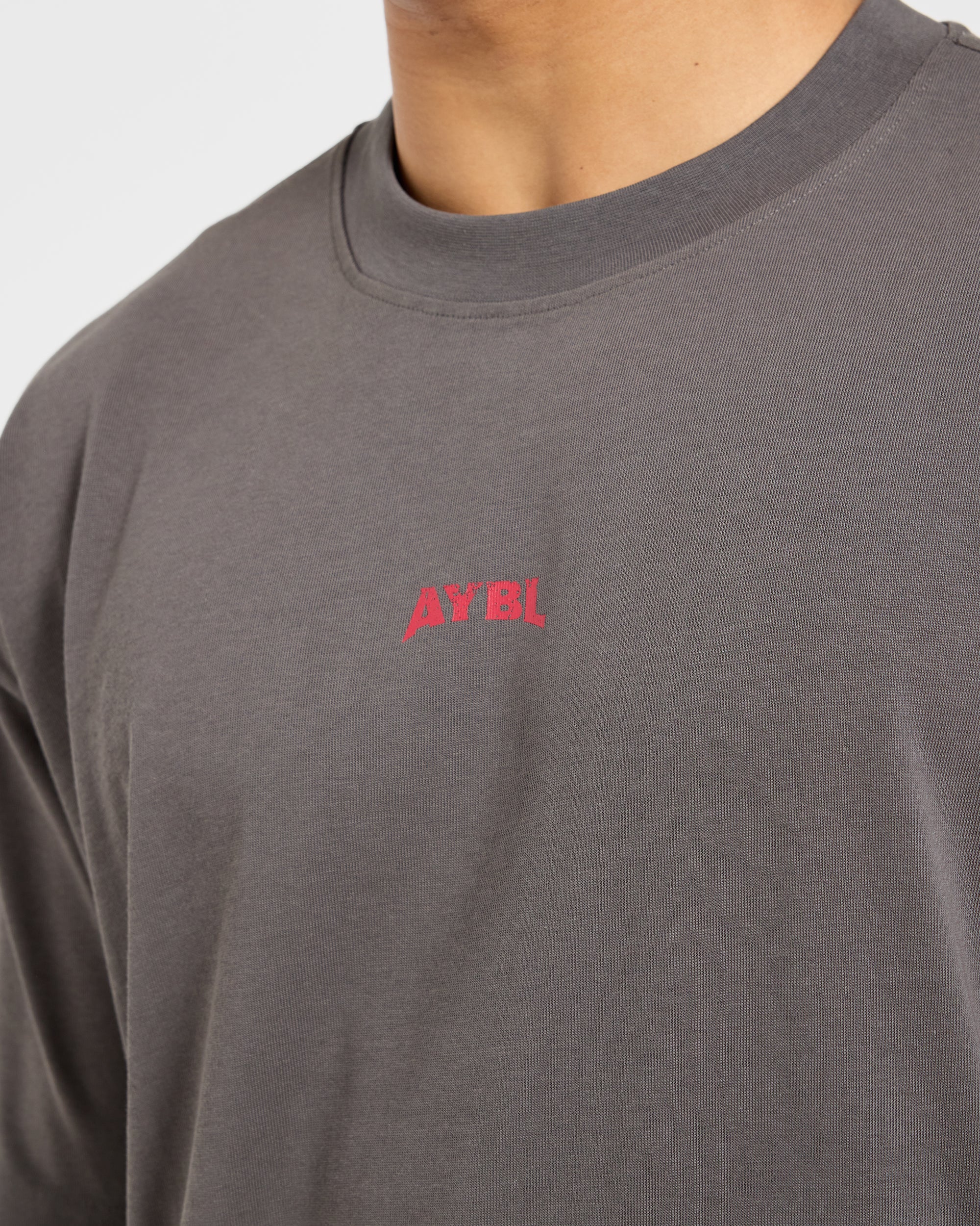 Wesley Vissers X Beyond Limits Oversized T Shirt - Charcoal - Image 5