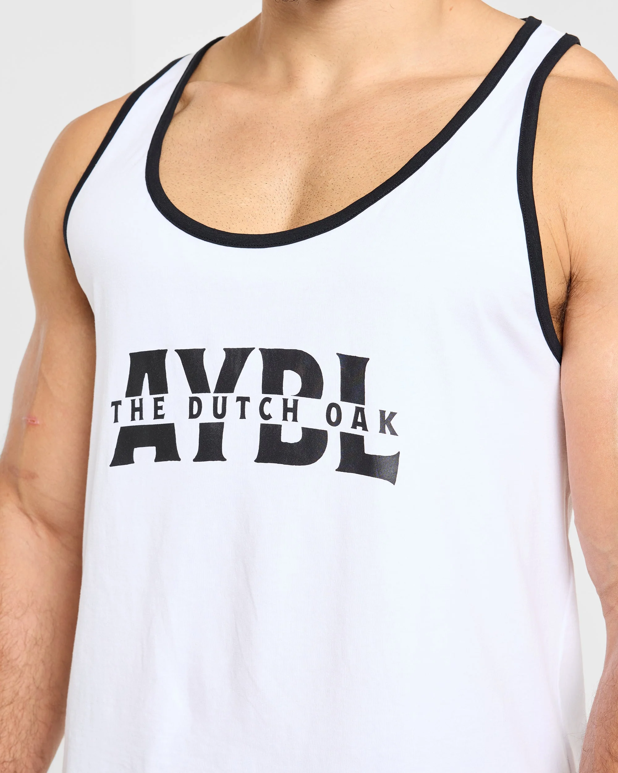 Wesley Vissers x Contrast Tank - Wit - Image 5