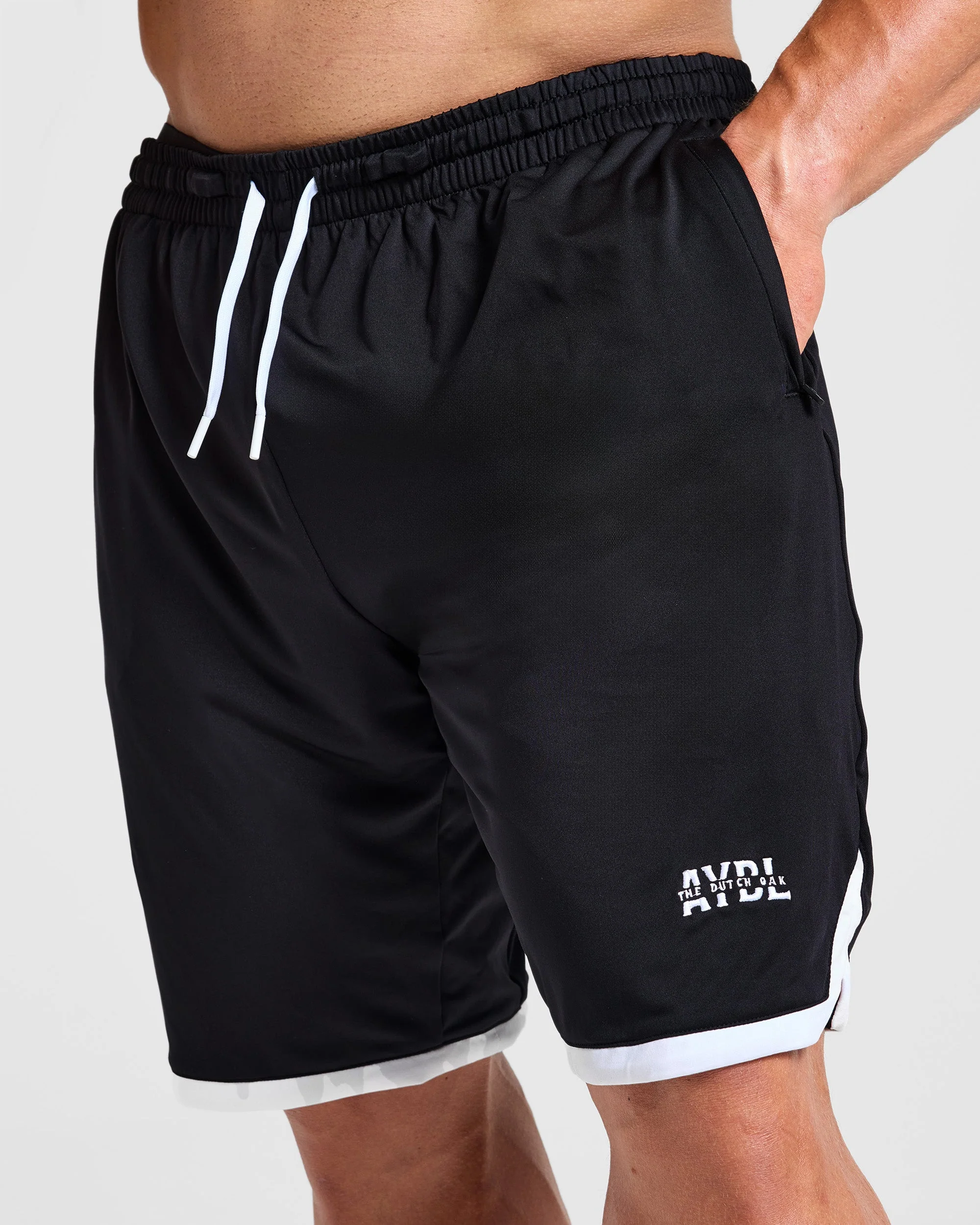 Wesley Vissers x Old School Contrast Shorts - Zwart - Image 6
