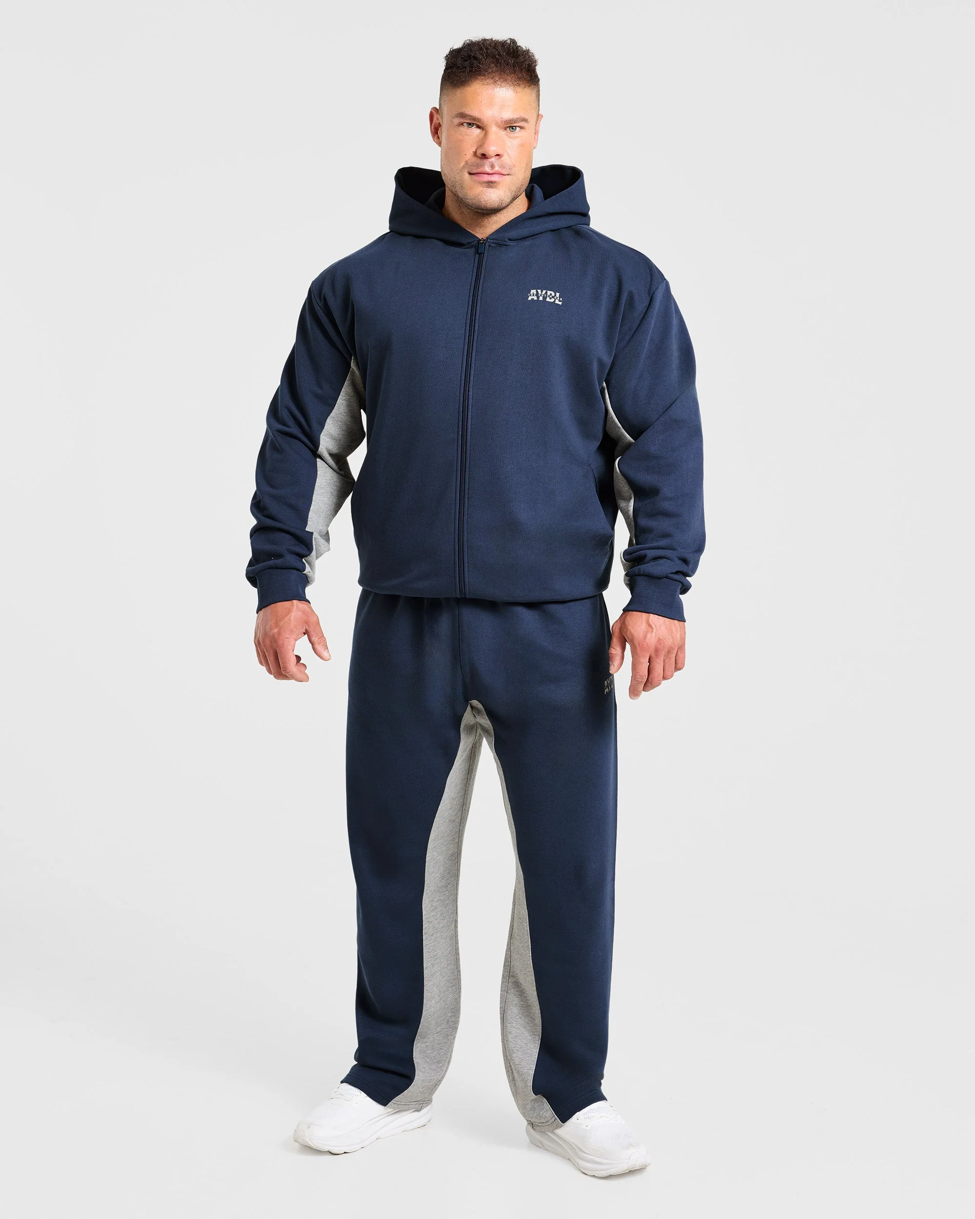 Wesley Vissers x Oversized Straight Leg Joggers - Navy - Image 3