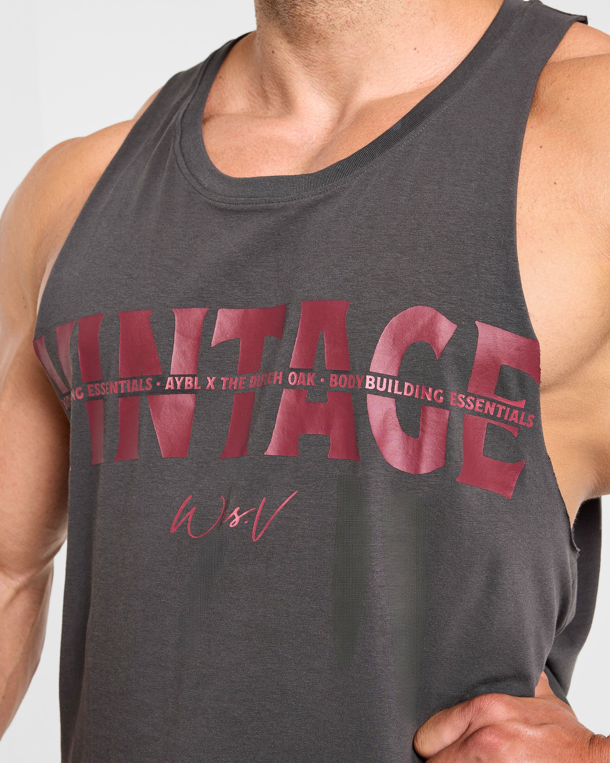 Wesley Vissers x Vintage Loose Stringer - Charcoal - Image 6