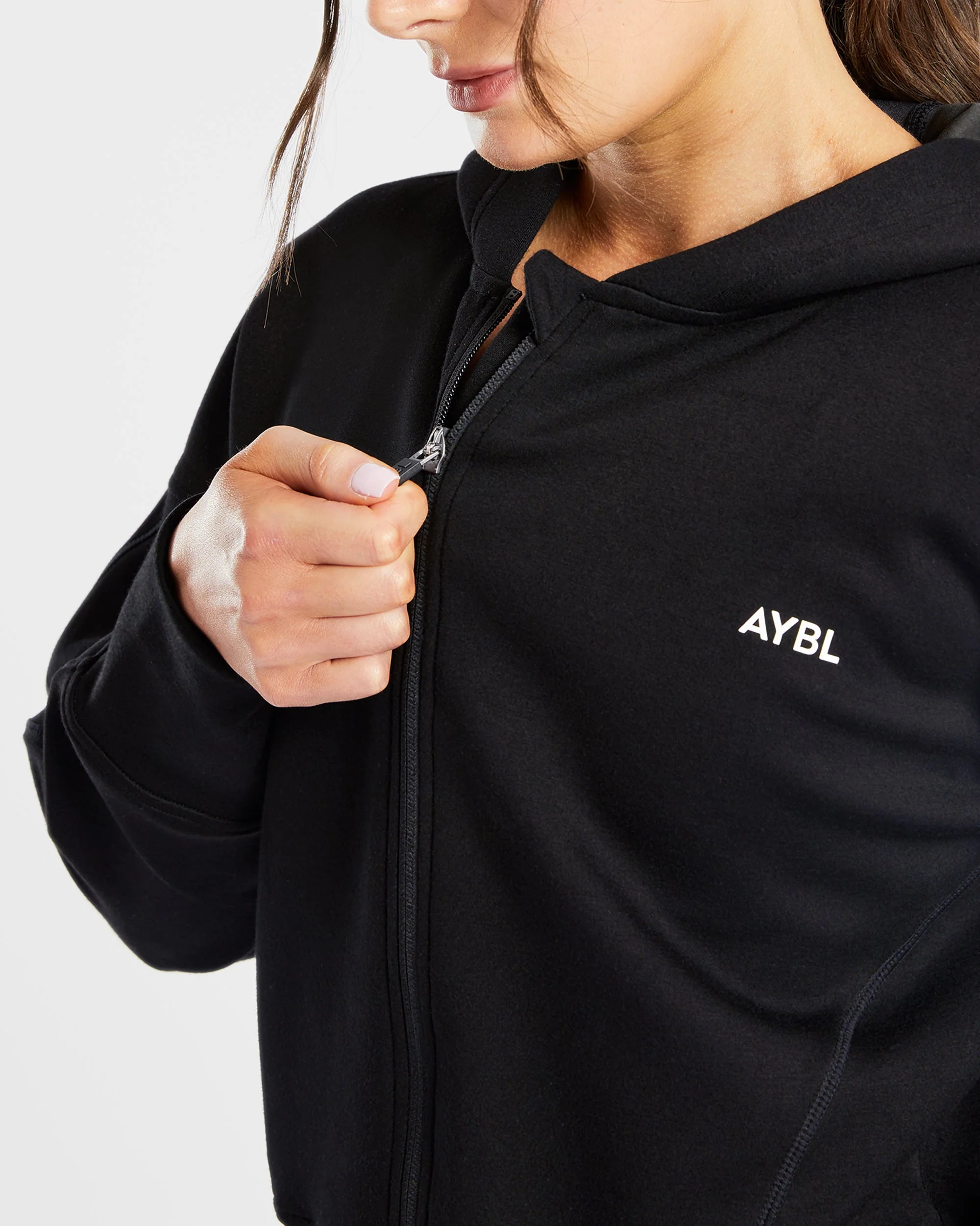 Zip Up Jacket - Zwart - Image 5